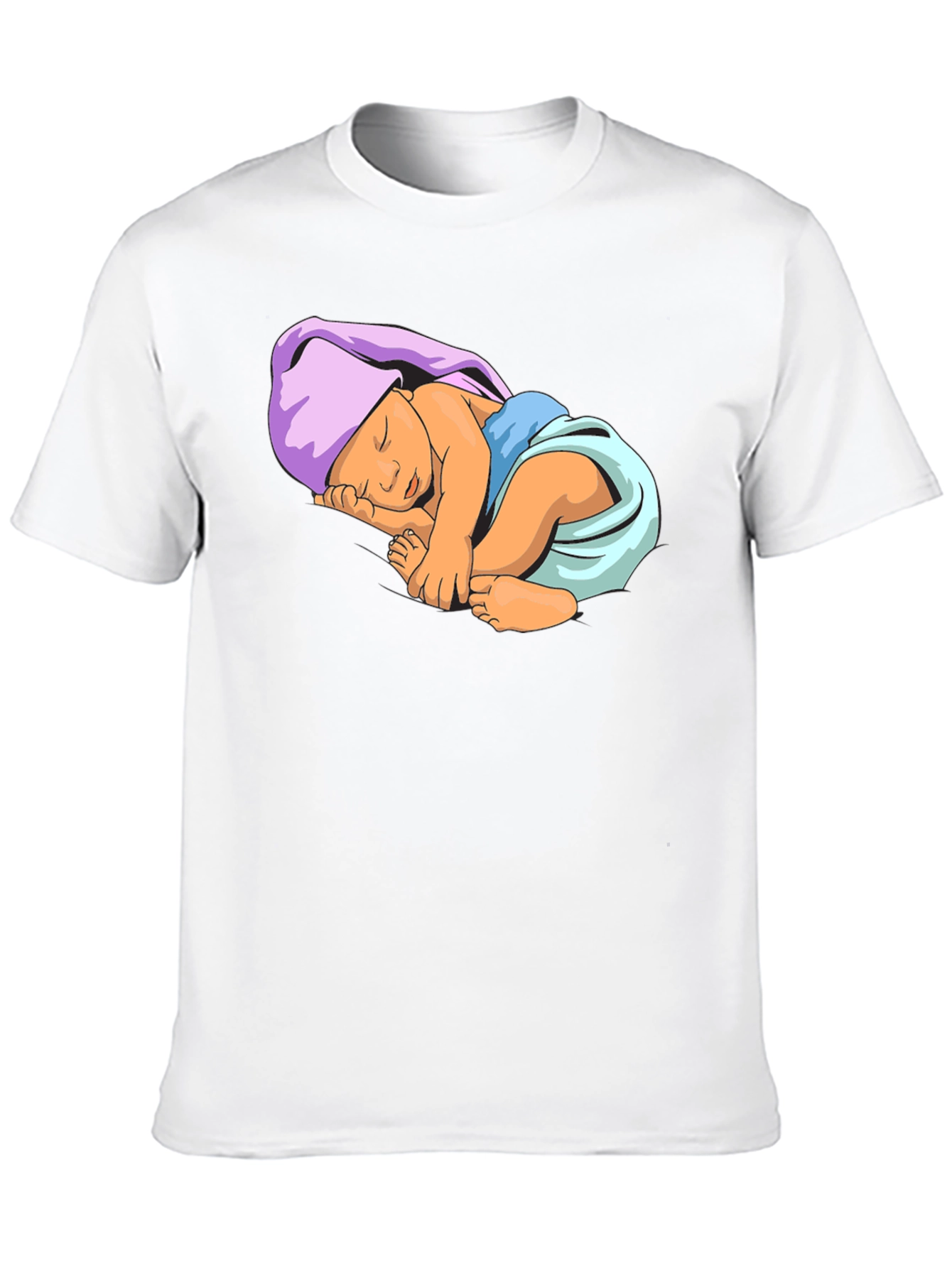 Baby Graphic Tee - Black Cotton Comfort