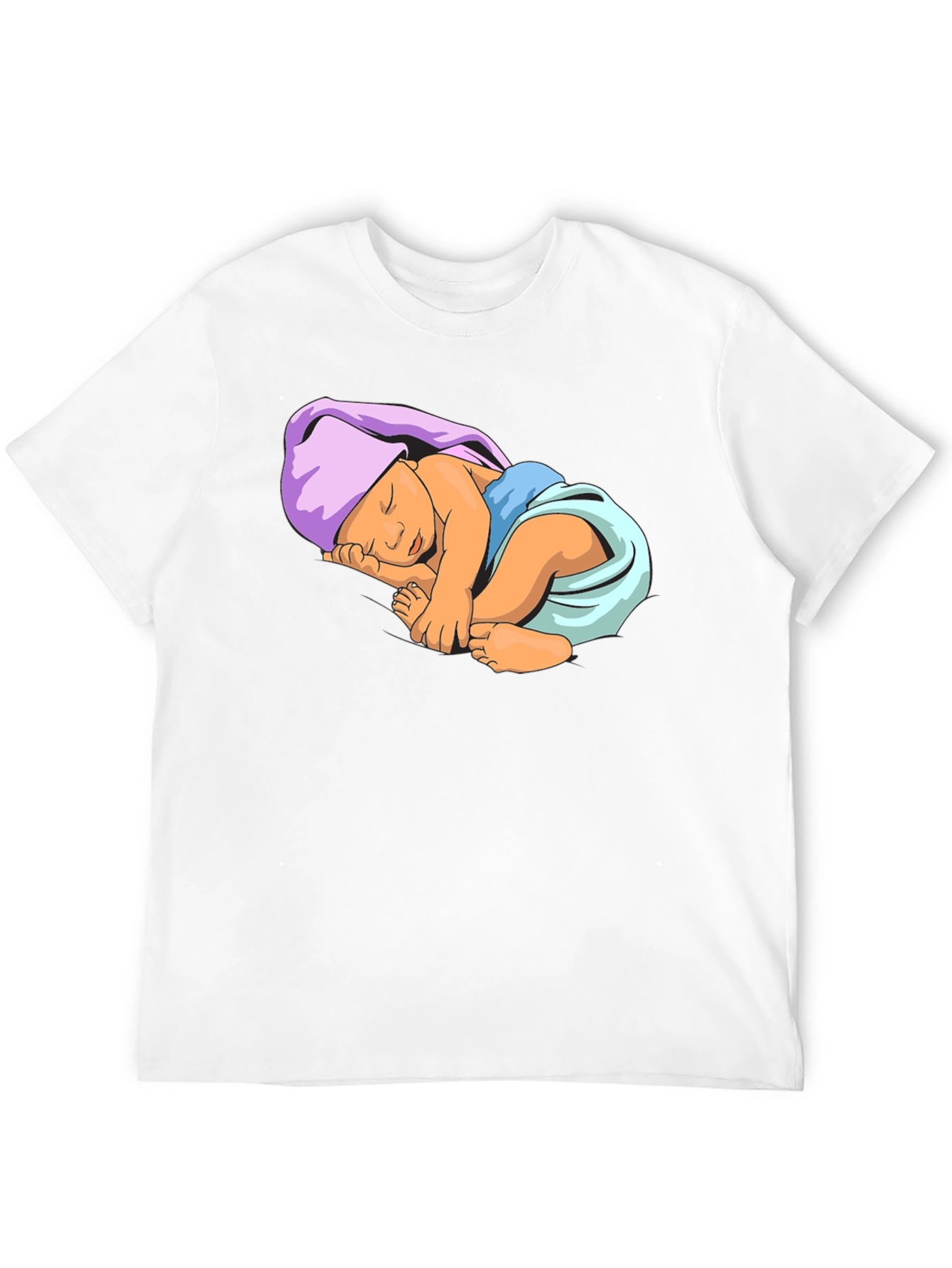 Baby Graphic Tee - Black Cotton Comfort