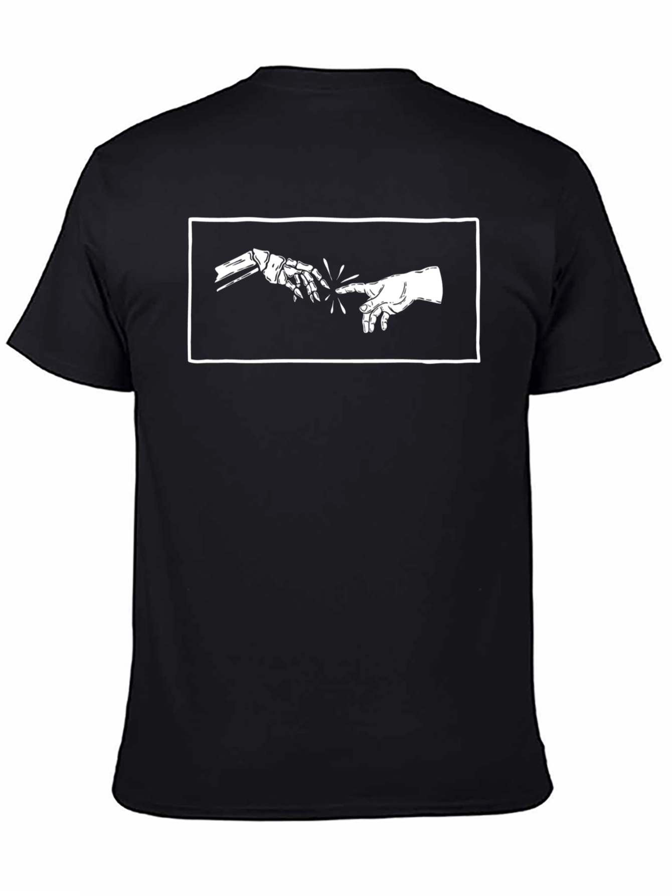 Creation of Adam Robot Hand T-Shirt
