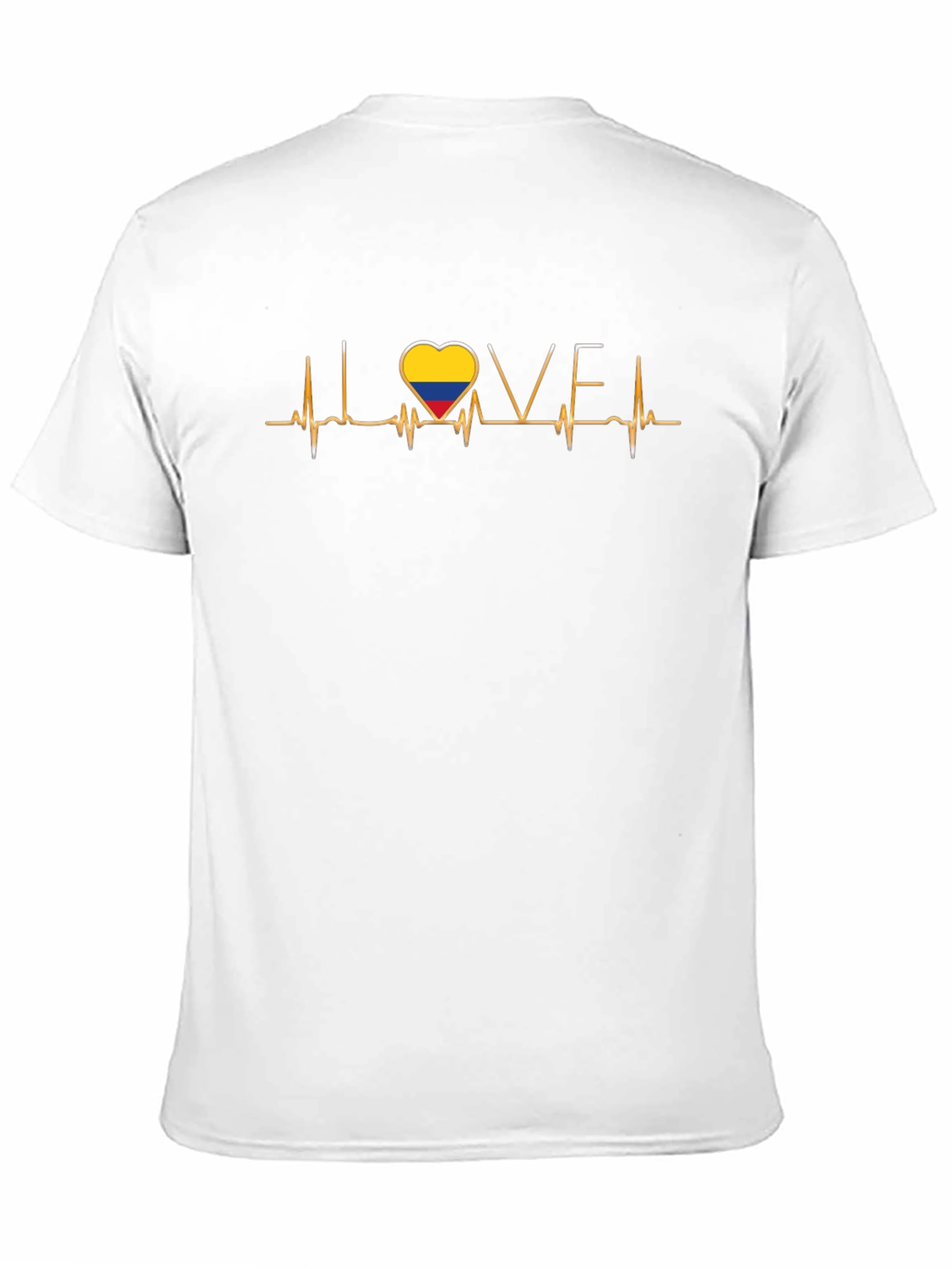 Colombian Heartbeat Love Graphic Tee