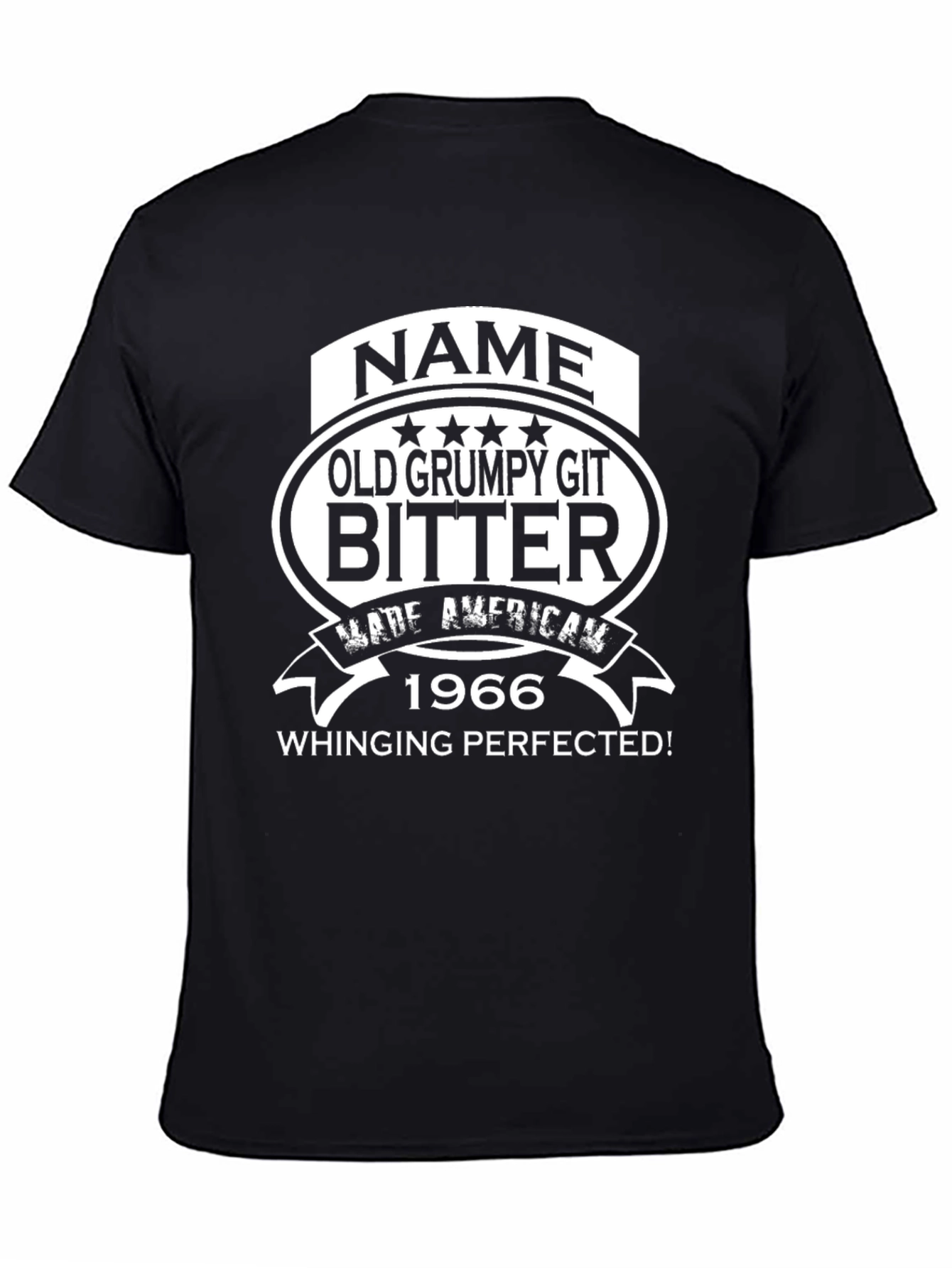Old Grumpy Git Bitter 1966 Whinging T-Shirt