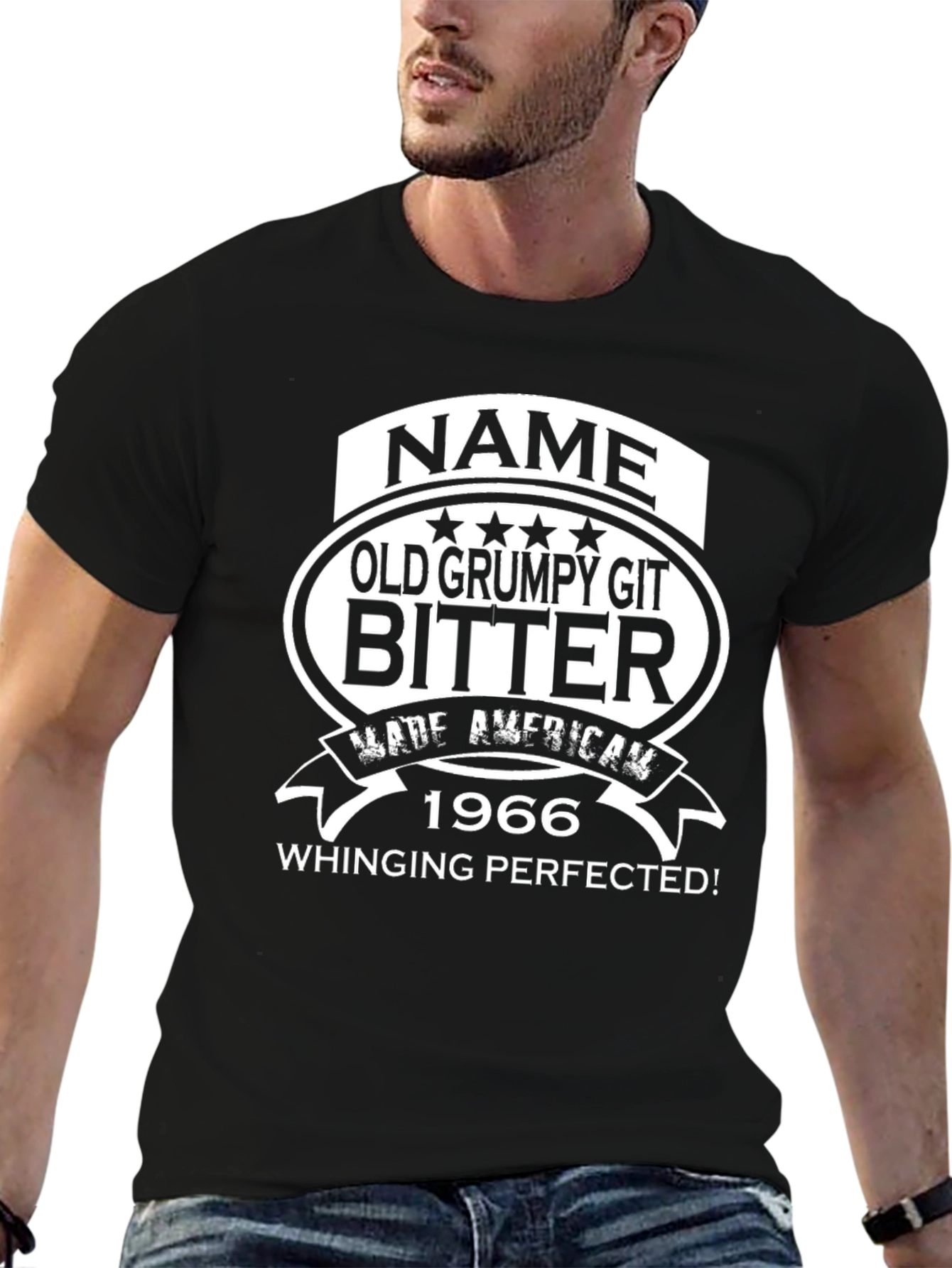 Old Grumpy Git Bitter 1966 Whinging T-Shirt