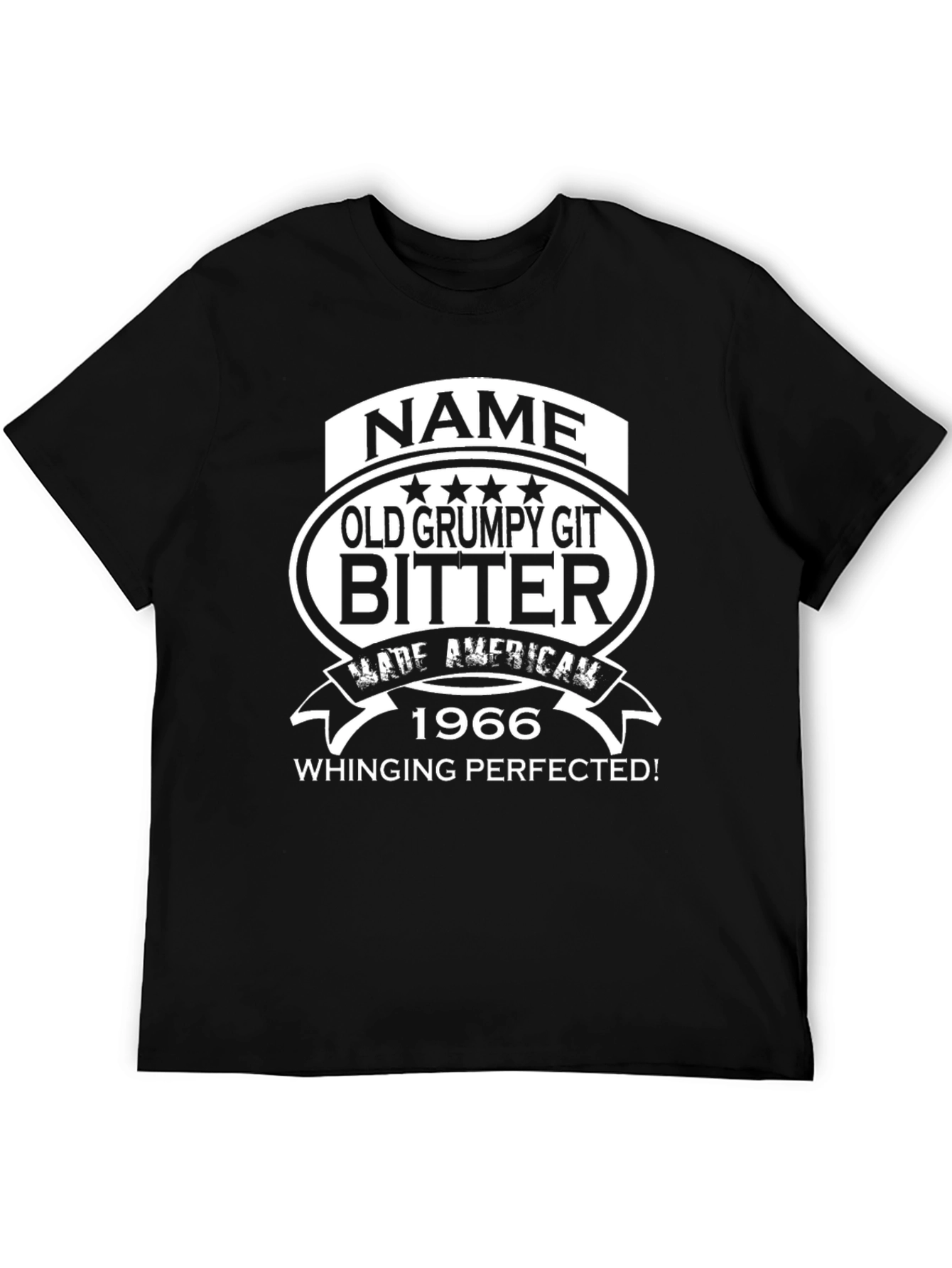 Old Grumpy Git Bitter 1966 Whinging T-Shirt
