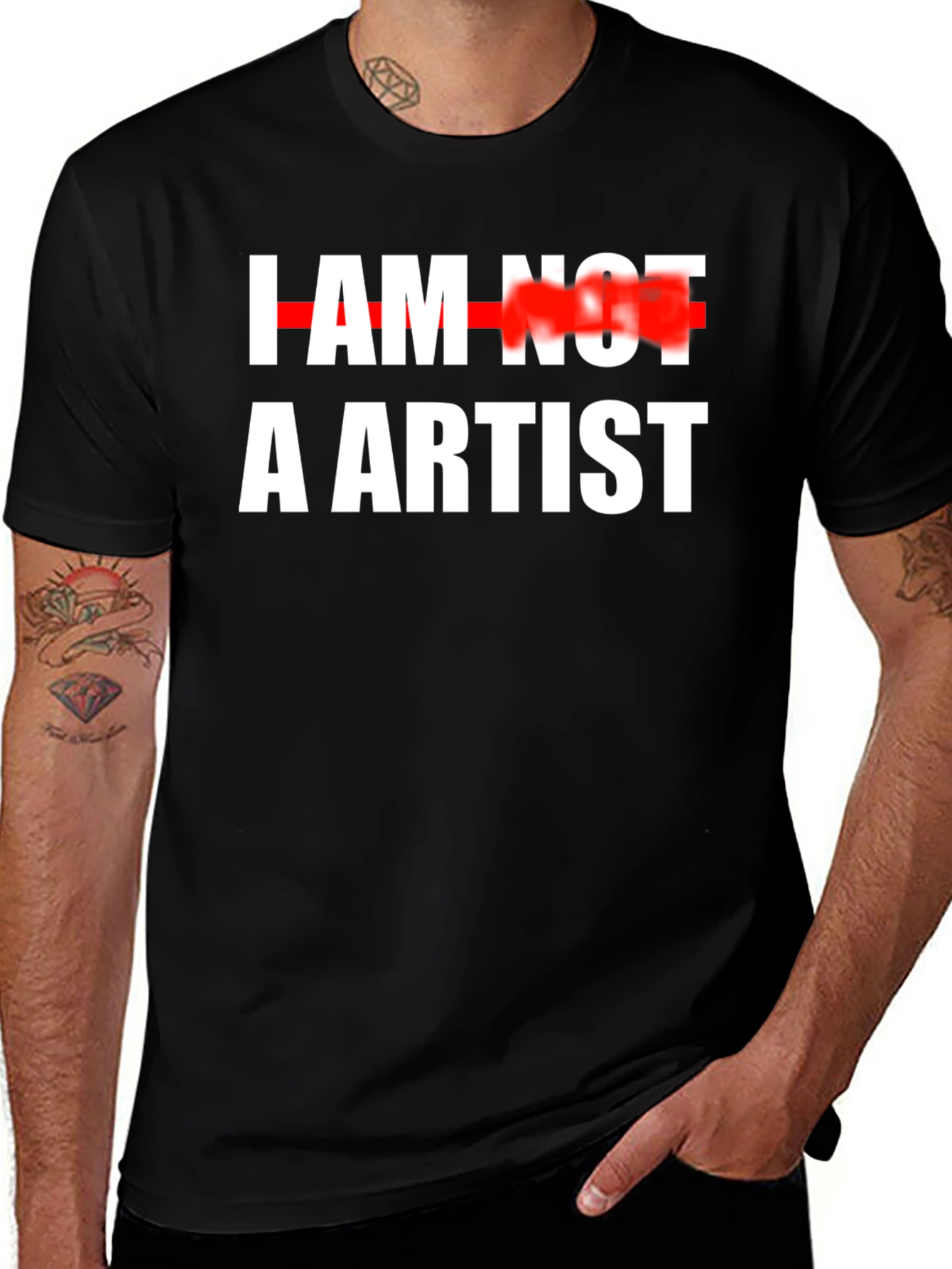 I Am Not An Artist Graphic Tee