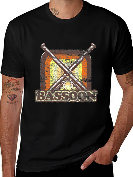 Retro Bassoon T-Shirt - Music Lover Gift