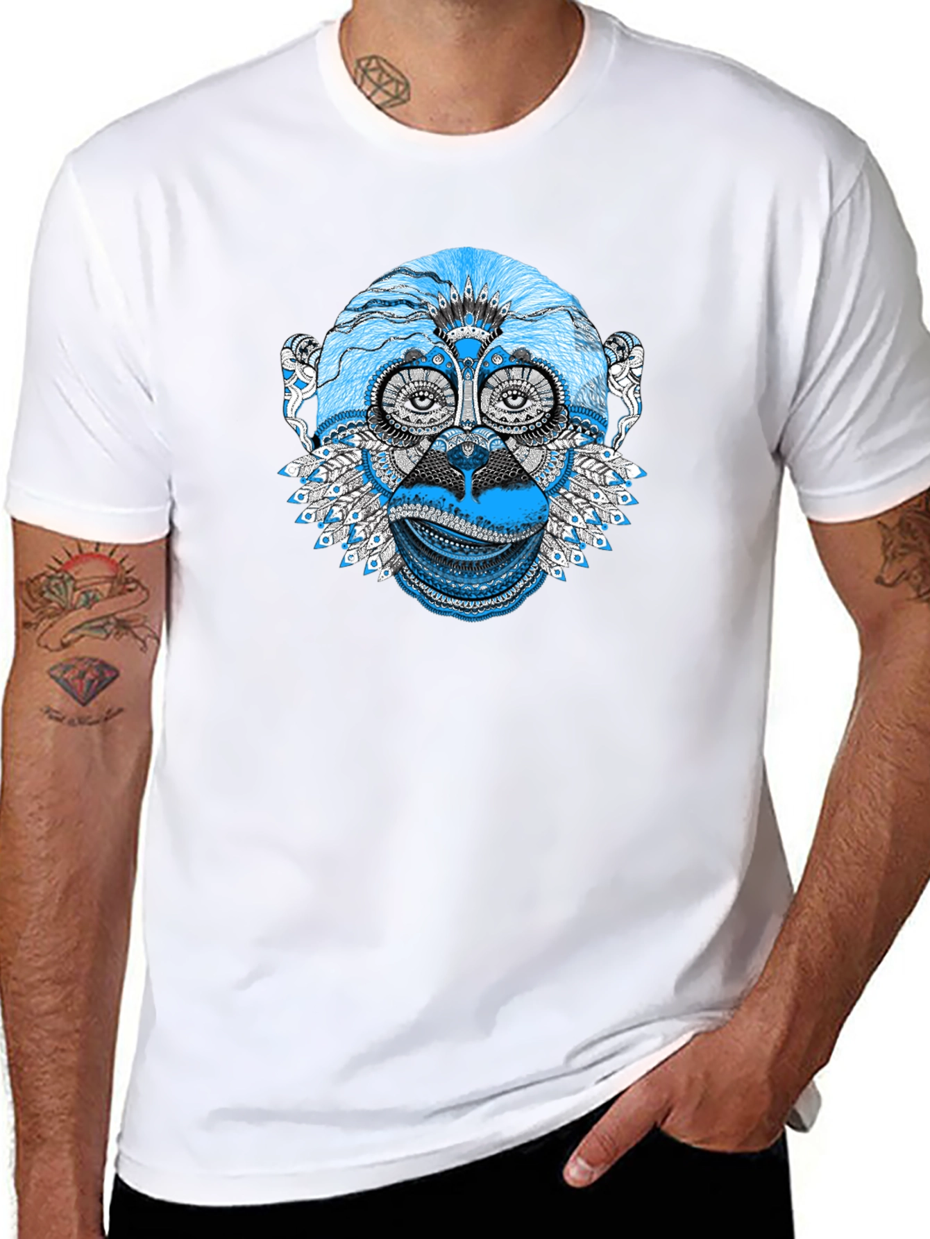 Monkey Graphic Tee - Quirky Cool Style