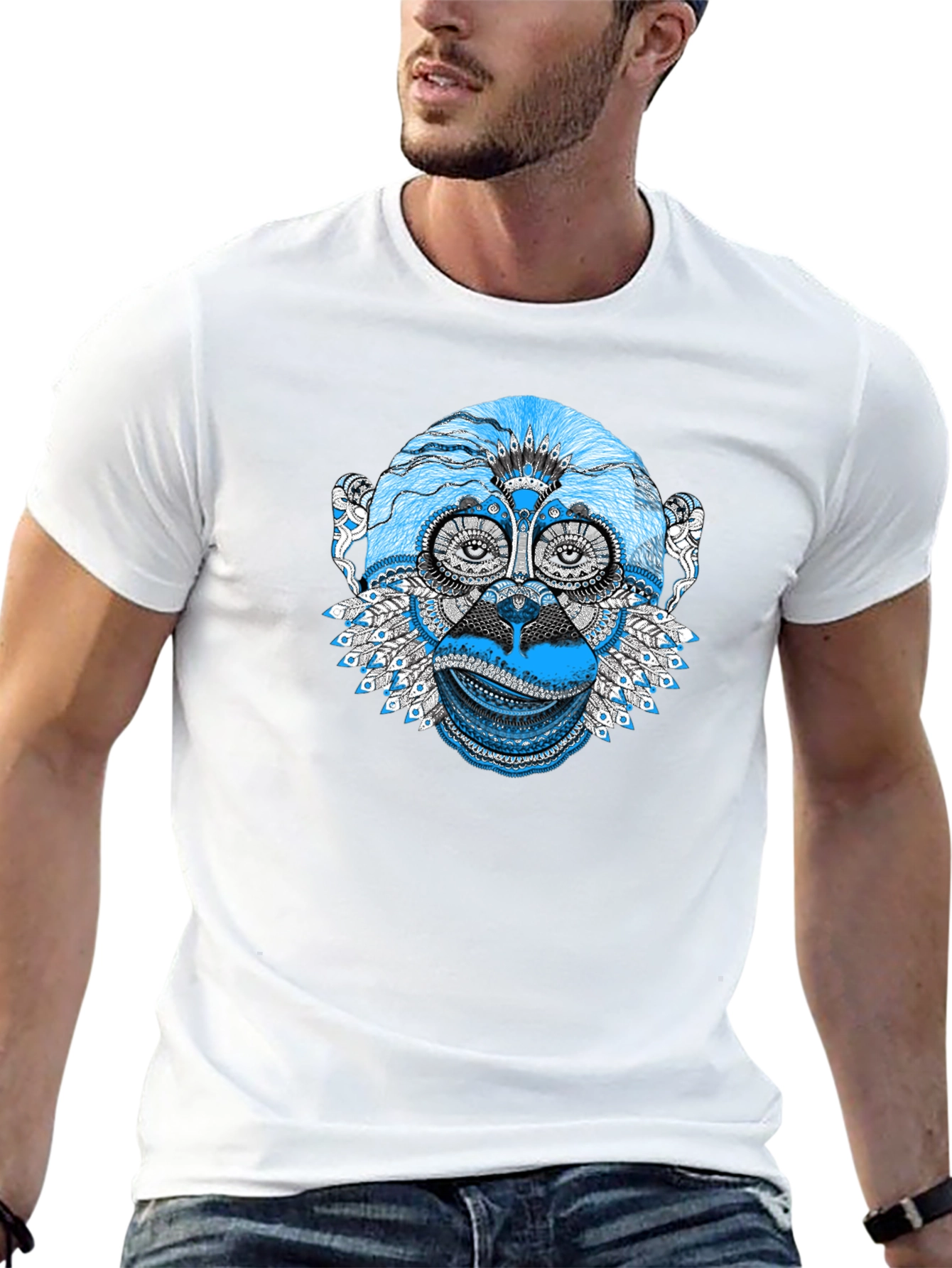 Monkey Graphic Tee - Quirky Cool Style