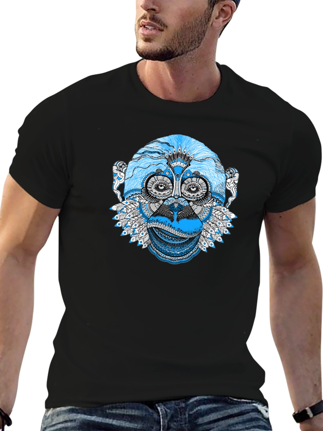 Monkey Graphic Tee - Quirky Cool Style