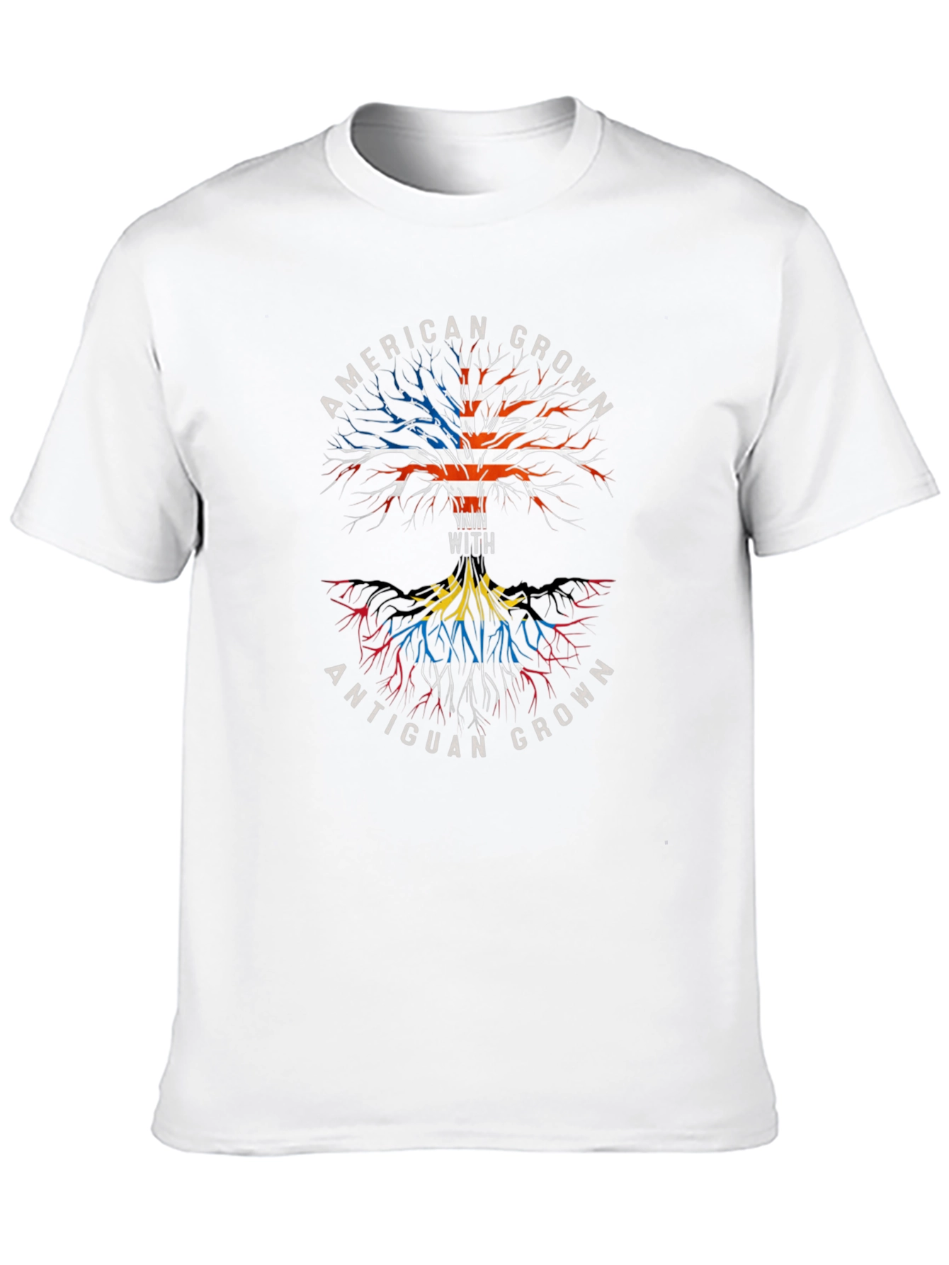 American & Antiguan Grown Roots Graphic Tee