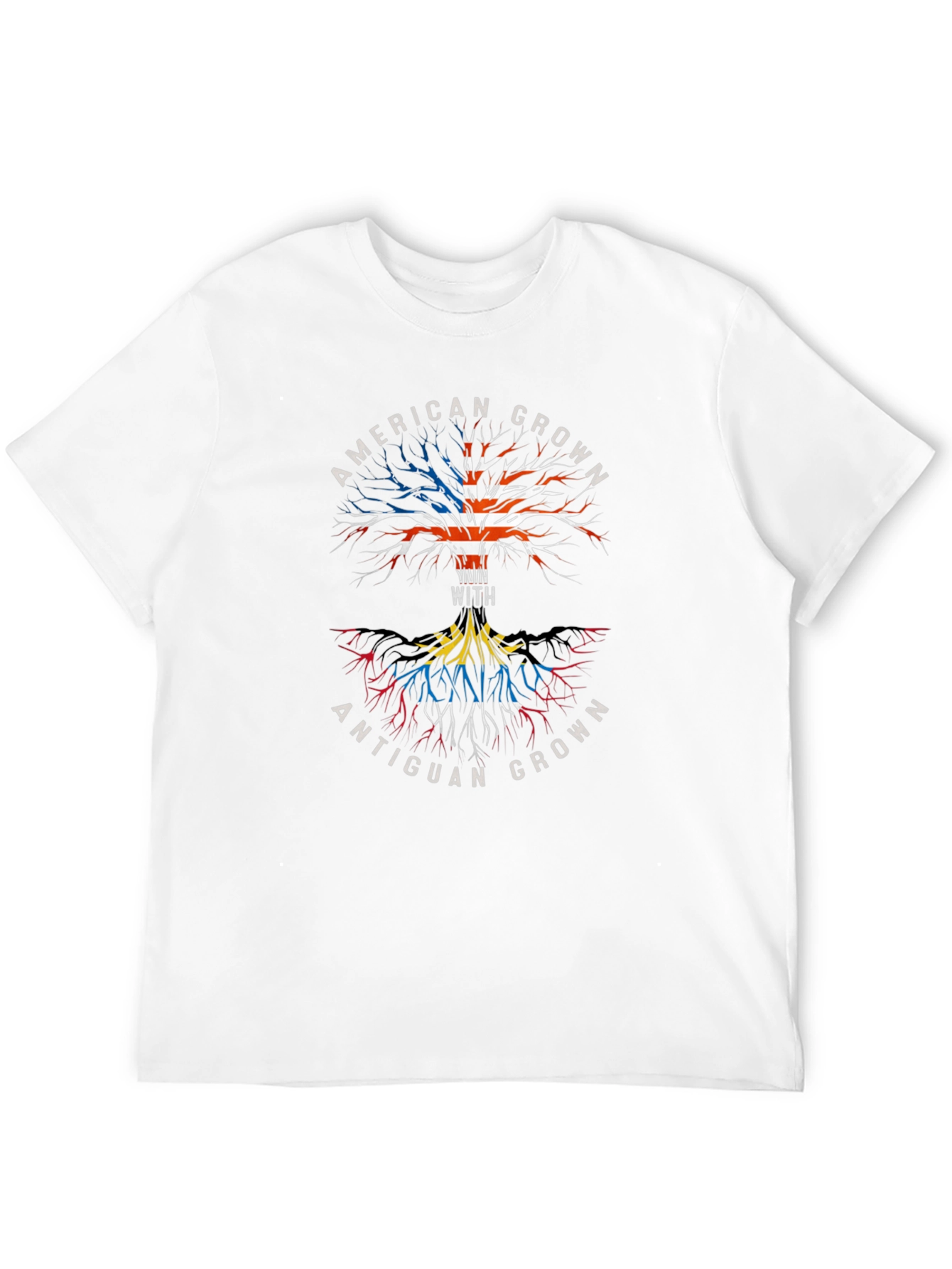American & Antiguan Grown Roots Graphic Tee