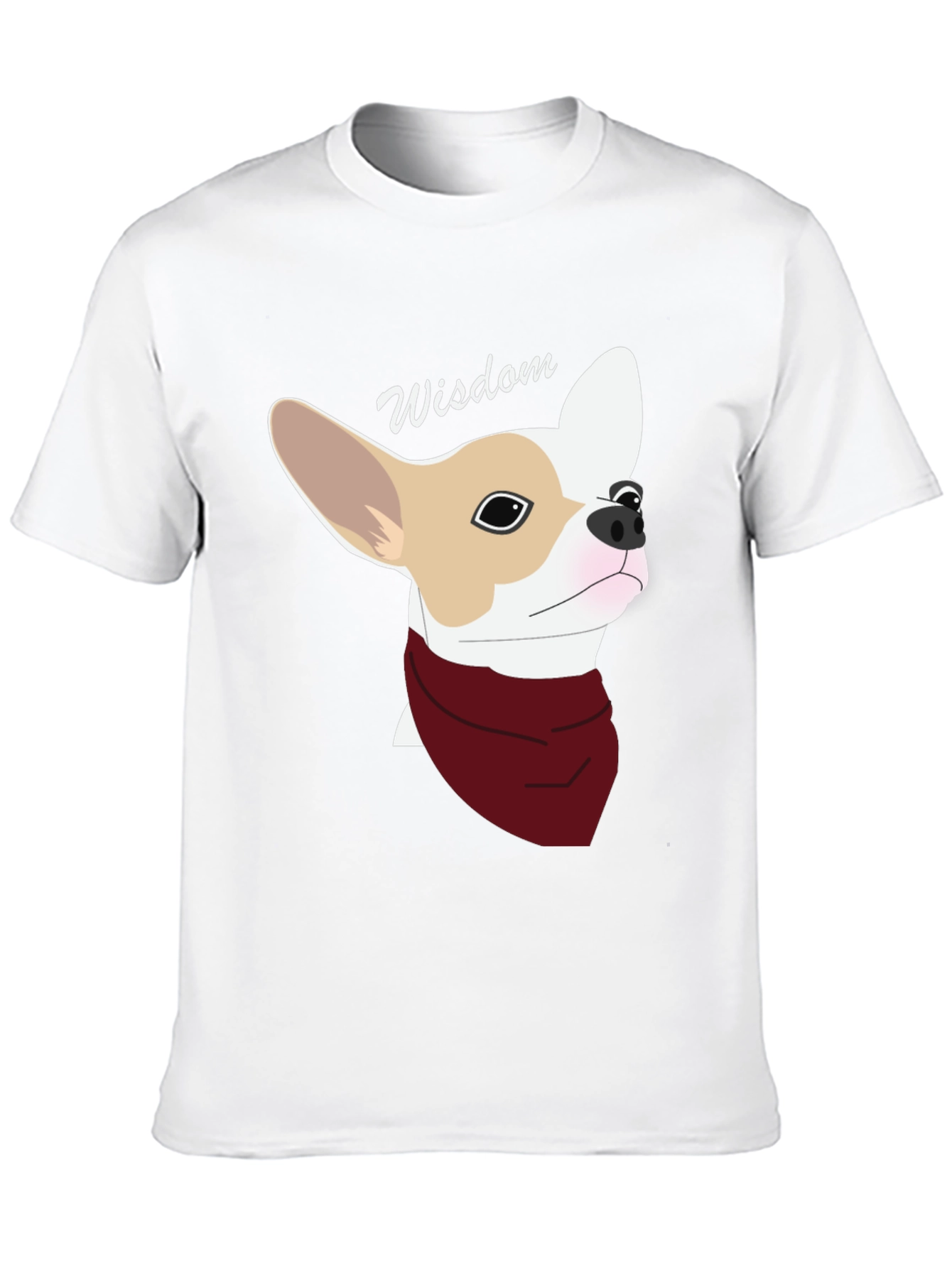 Wisdom Chihuahua Graphic Tee - Black