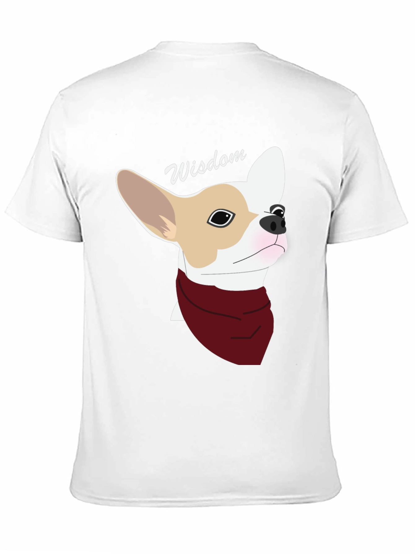 Wisdom Chihuahua Graphic Tee - Black