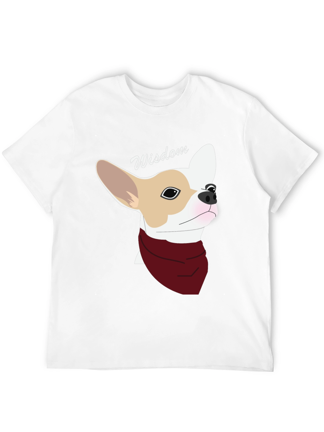 Wisdom Chihuahua Graphic Tee - Black