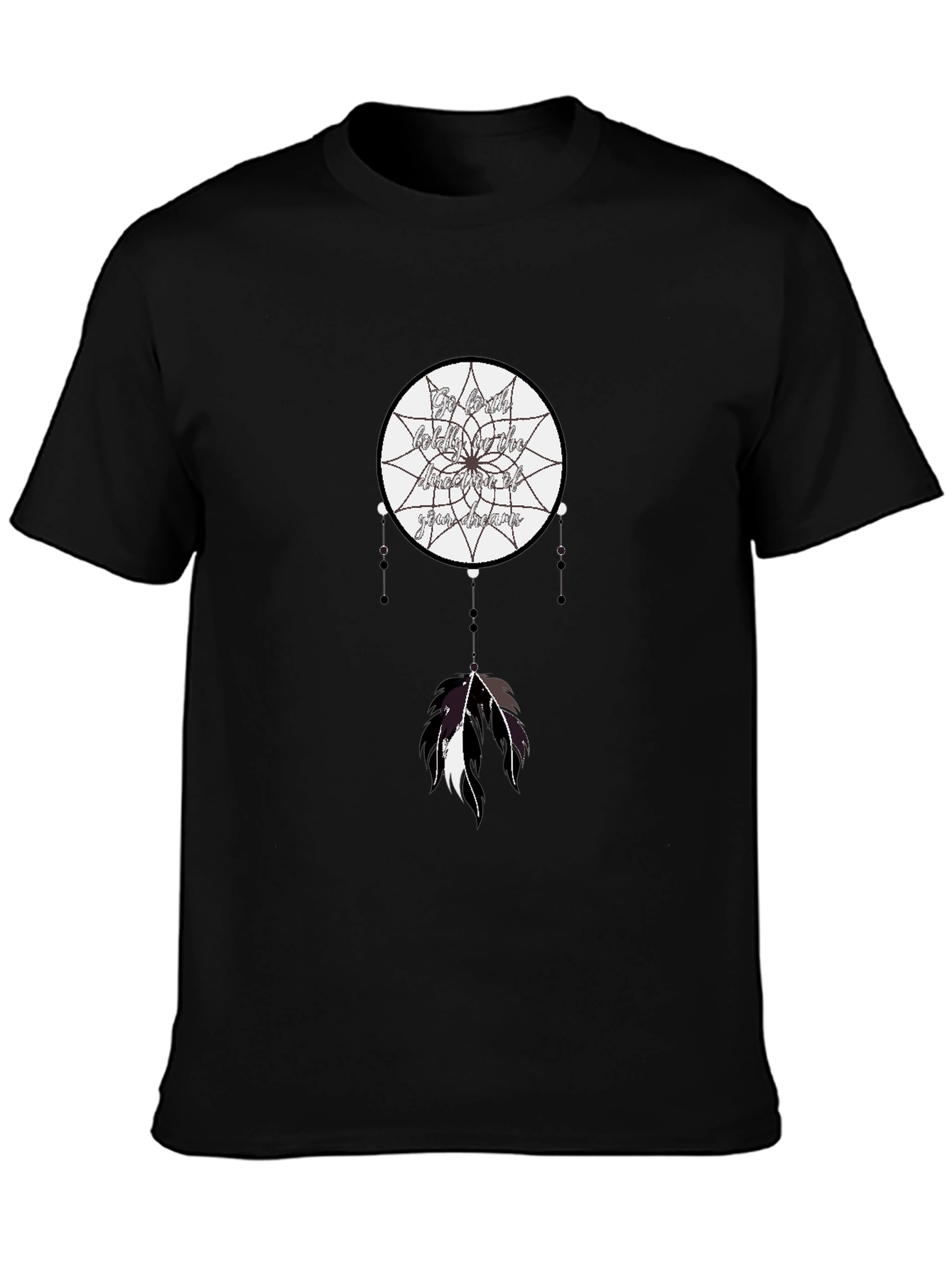 Dreamcatcher Graphic Tee -  Black T-Shirt