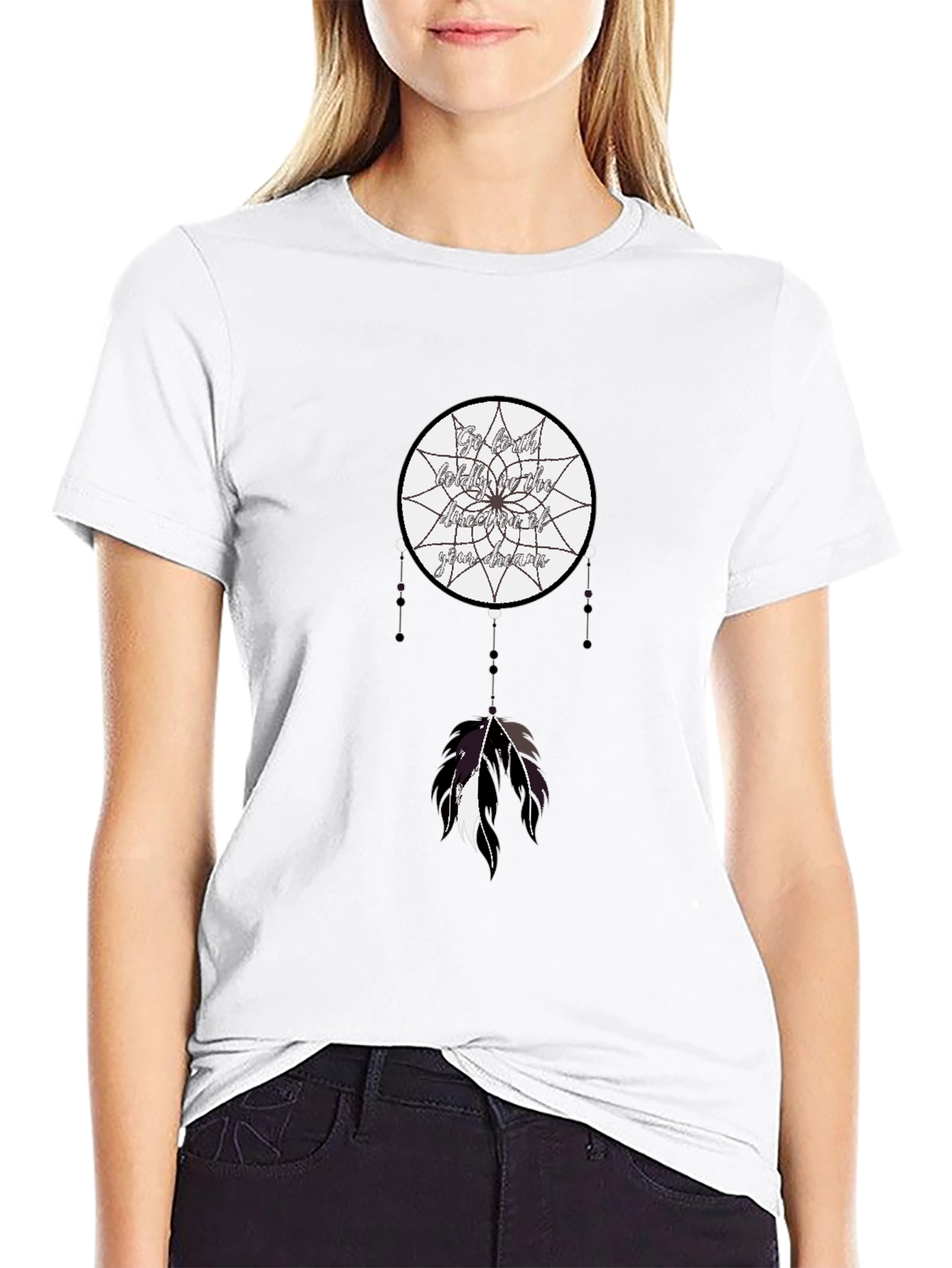 Dreamcatcher Graphic Tee -  Black T-Shirt