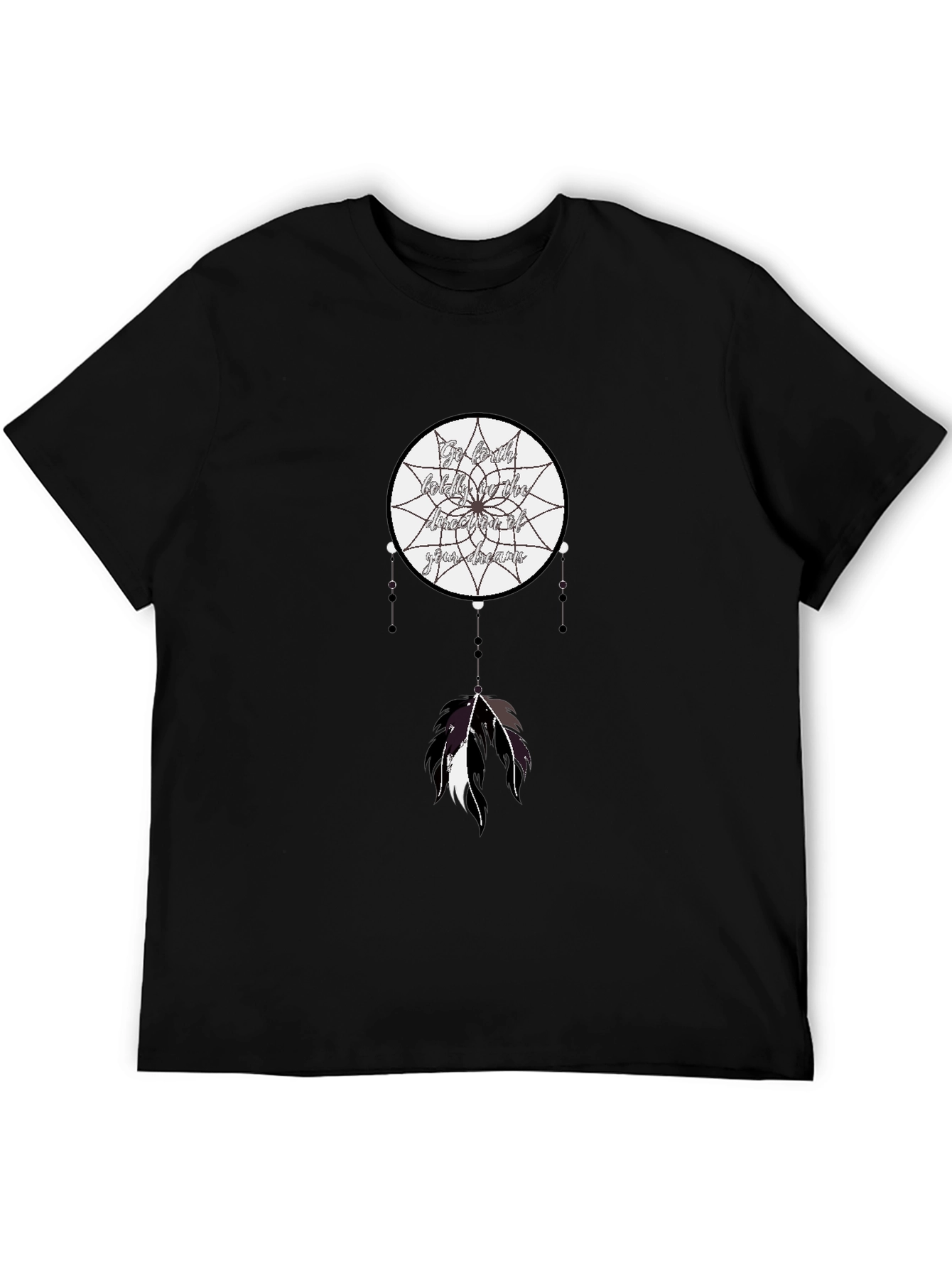 Dreamcatcher Graphic Tee -  Black T-Shirt