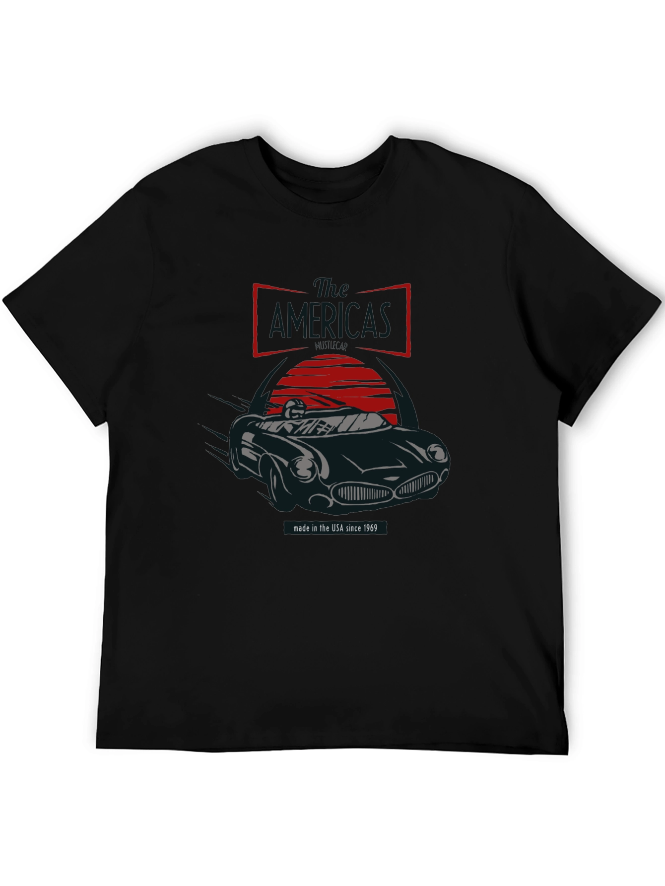 Classic Car Graphic Tee - Made in USA 1969