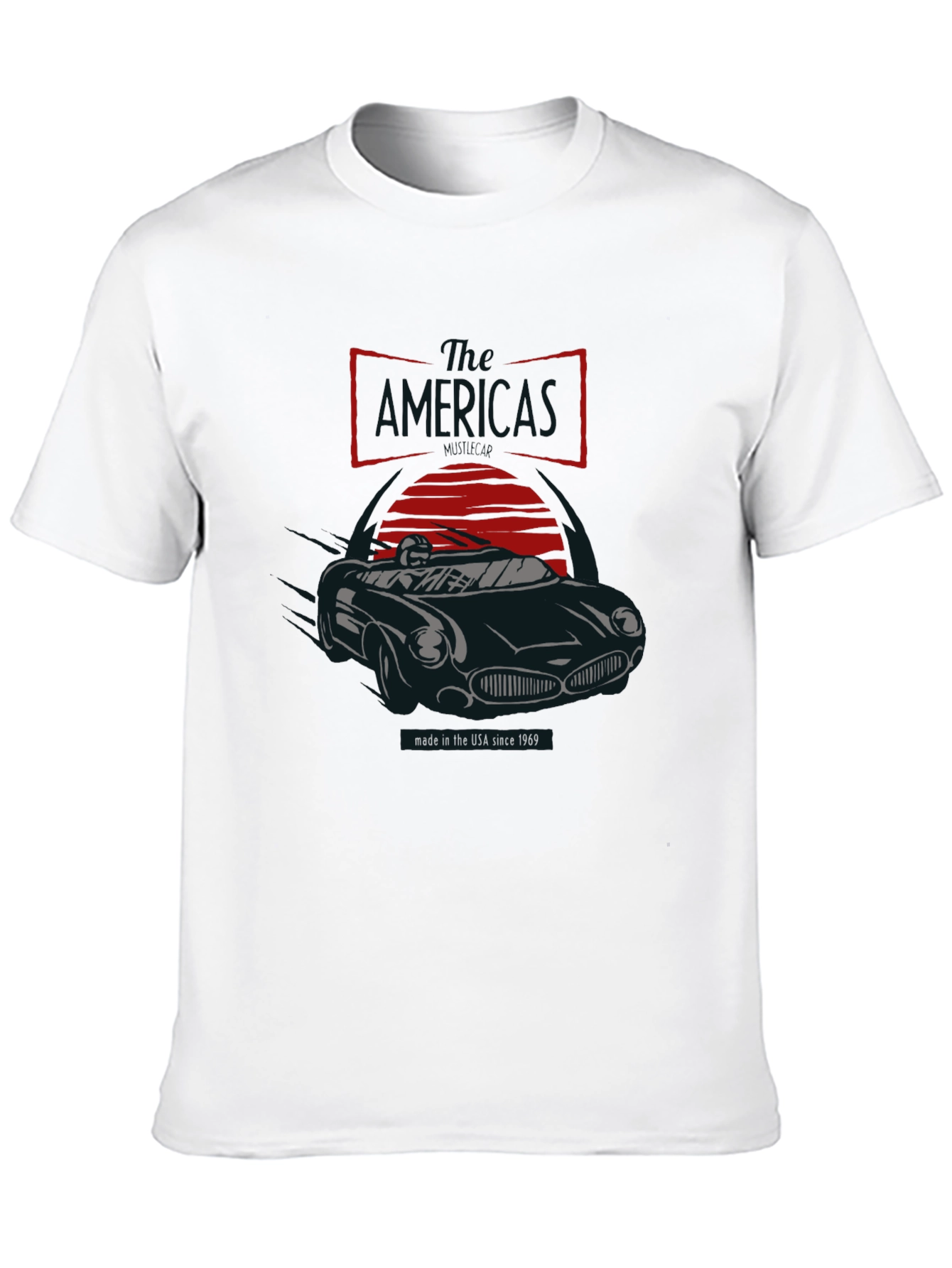 Classic Car Graphic Tee - Made in USA 1969