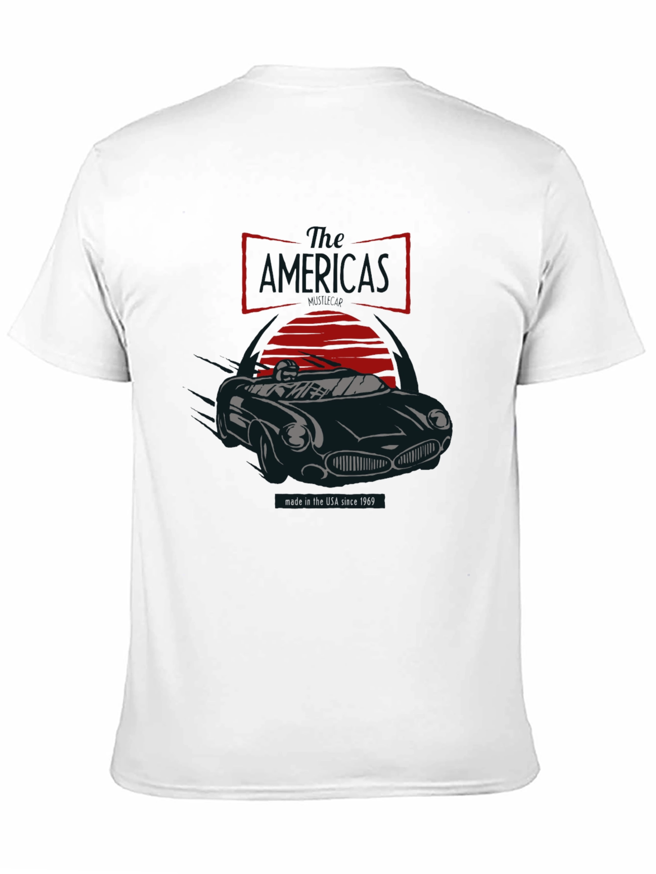 Classic Car Graphic Tee - Made in USA 1969