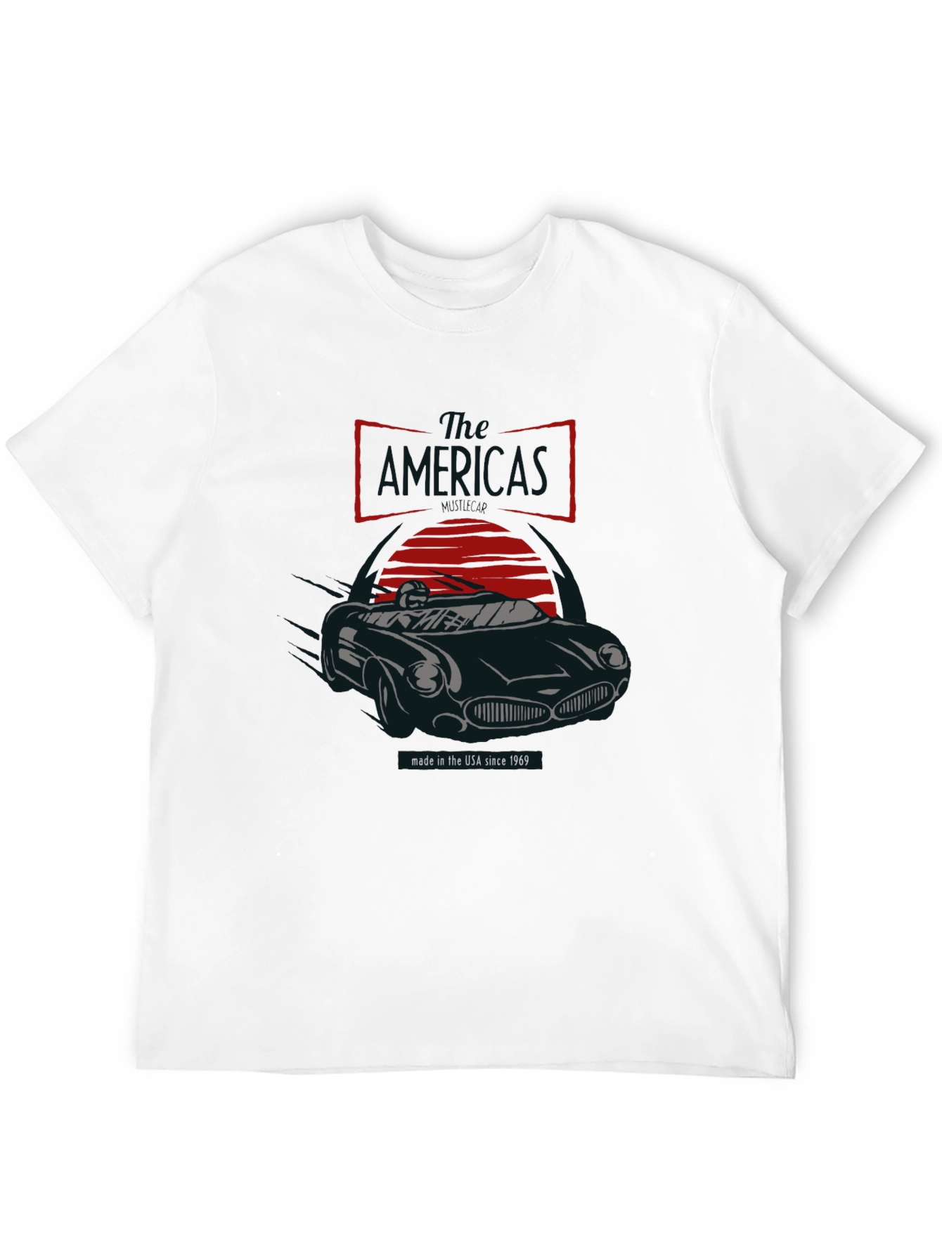 Classic Car Graphic Tee - Made in USA 1969