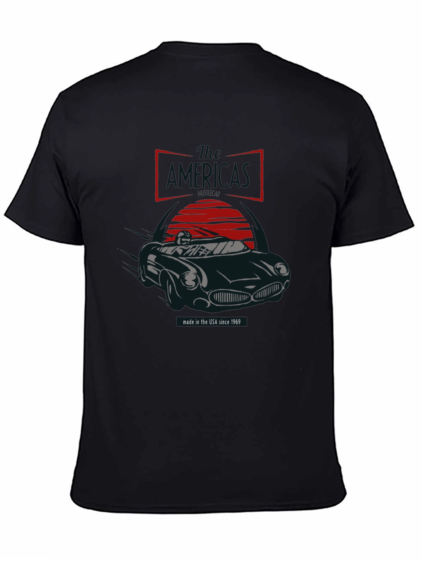 Classic Car Graphic Tee - Made in USA 1969