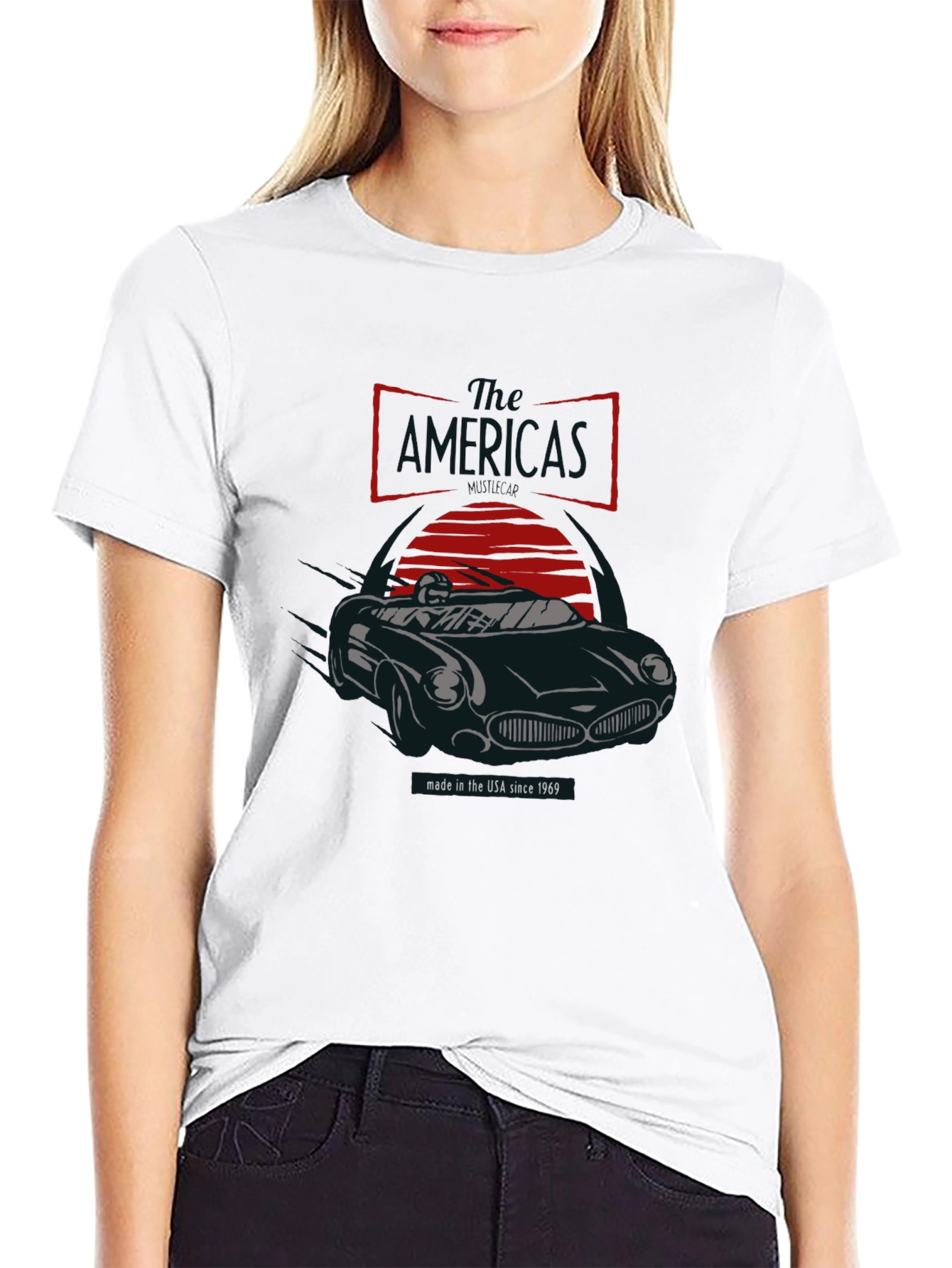 Classic Car Graphic Tee - Made in USA 1969