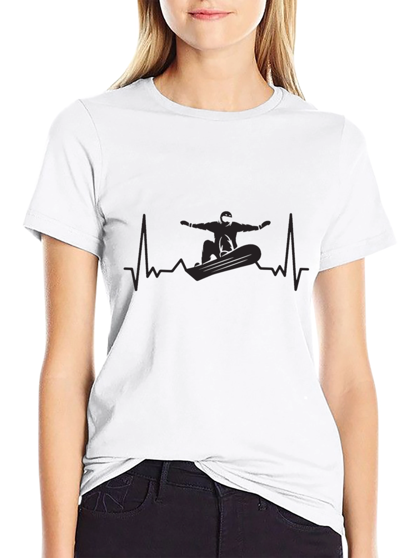 Snowboard Heartbeat T-Shirt
