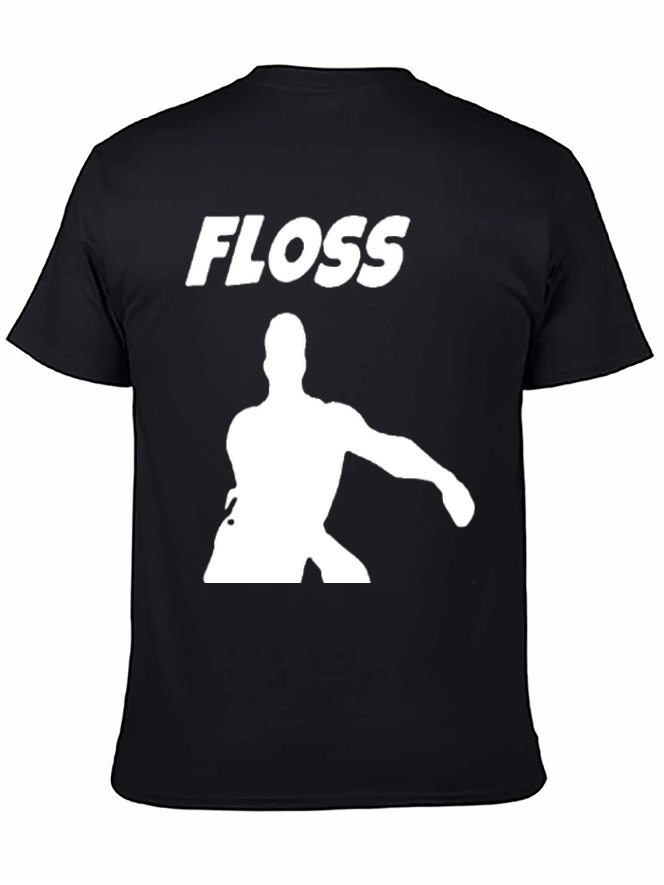 Floss Dance Move Black Graphic T-Shirt