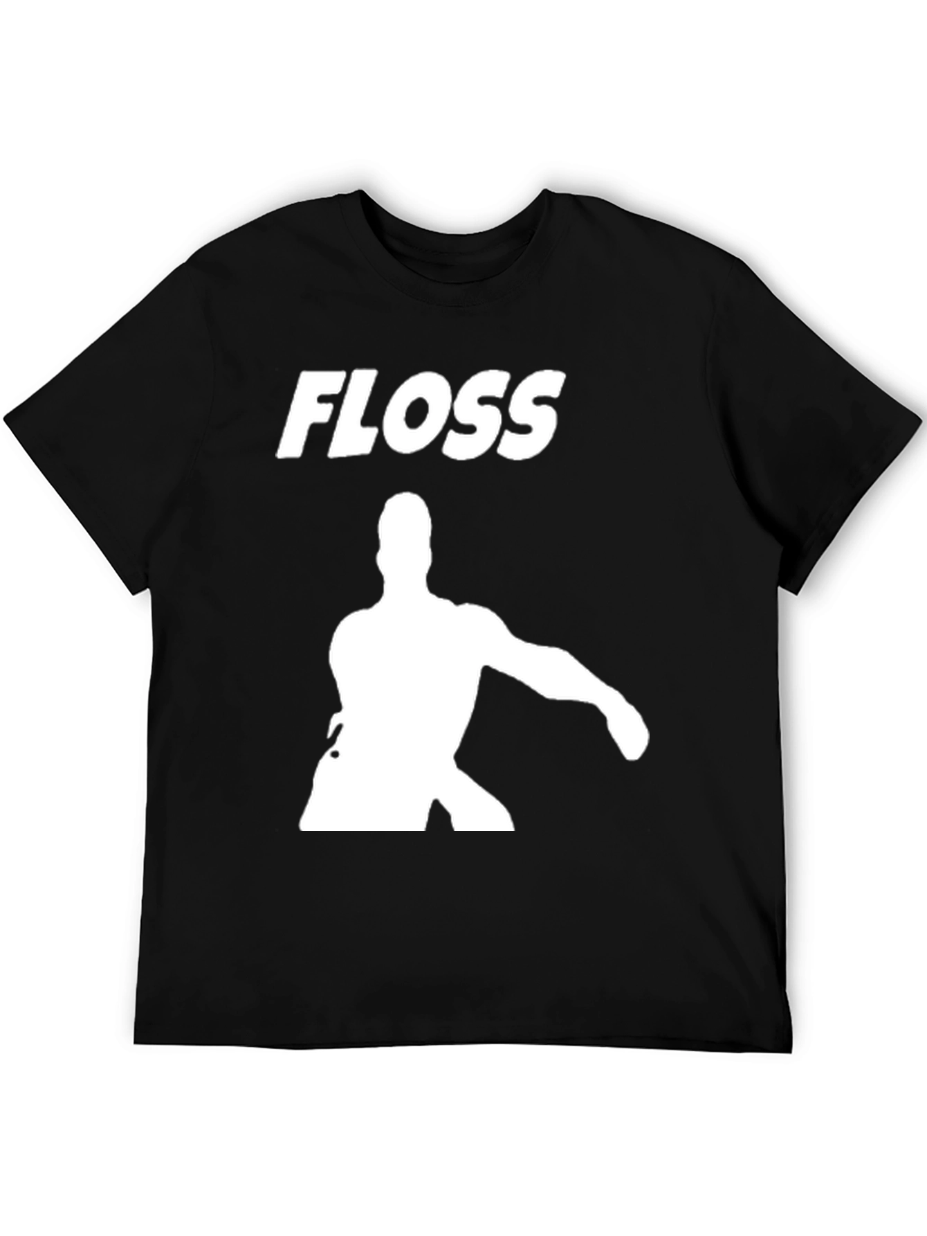 Floss Dance Move Black Graphic T-Shirt