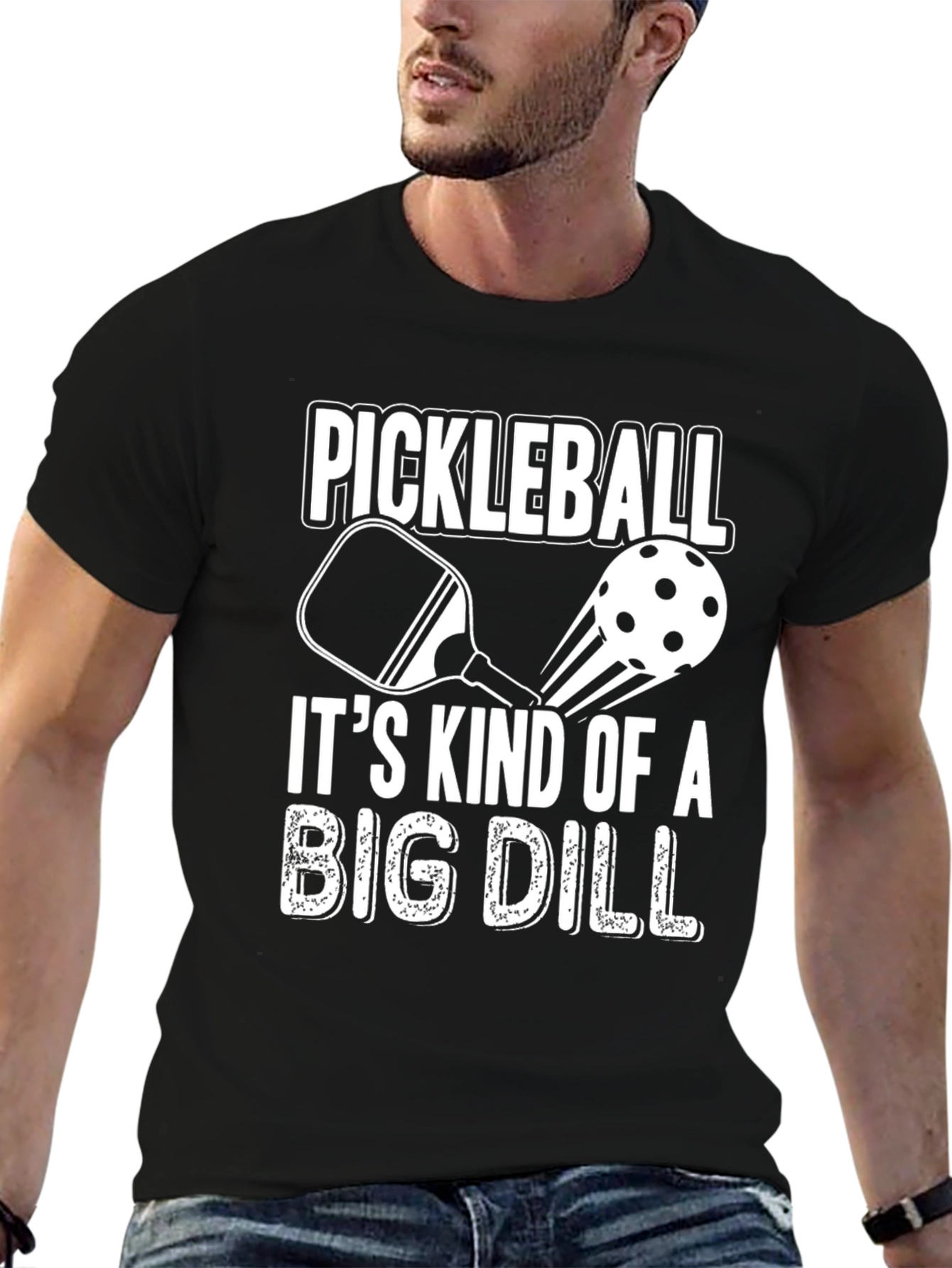 Pickleball Big Dill Graphic T-Shirt