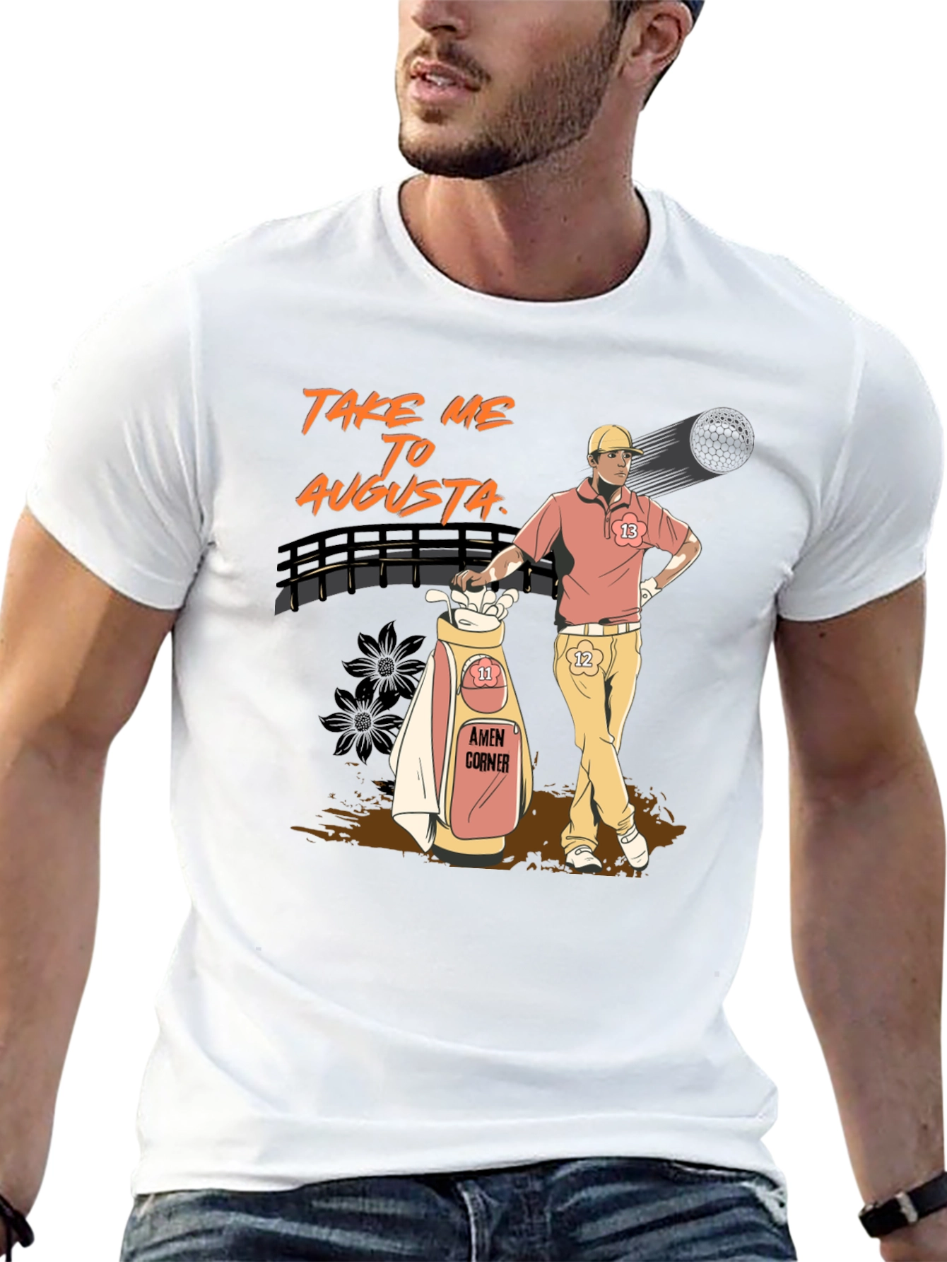 Take Me to Augusta Mens T-Shirt | Golf Tee