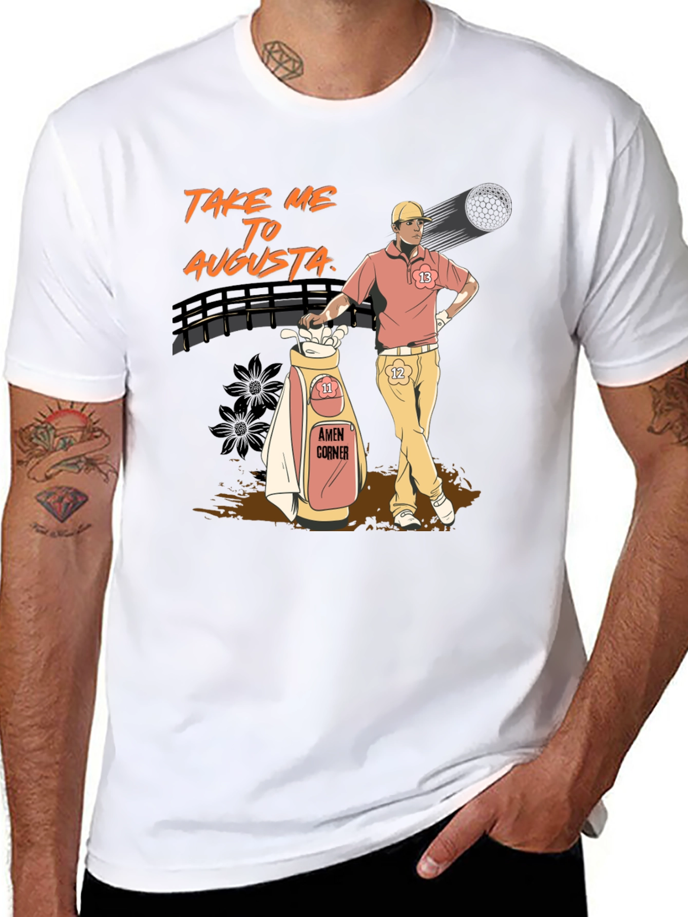 Take Me to Augusta Mens T-Shirt | Golf Tee