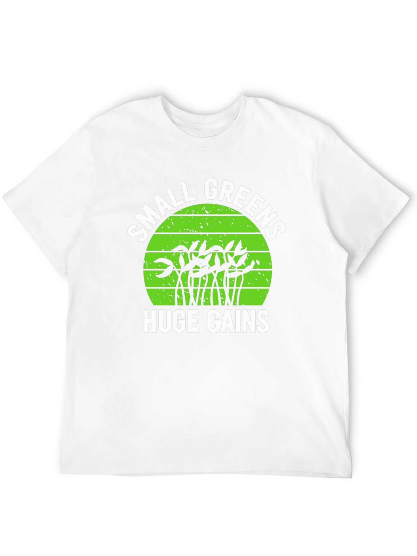Small Greens Huge Gains Graphic T-Shirt