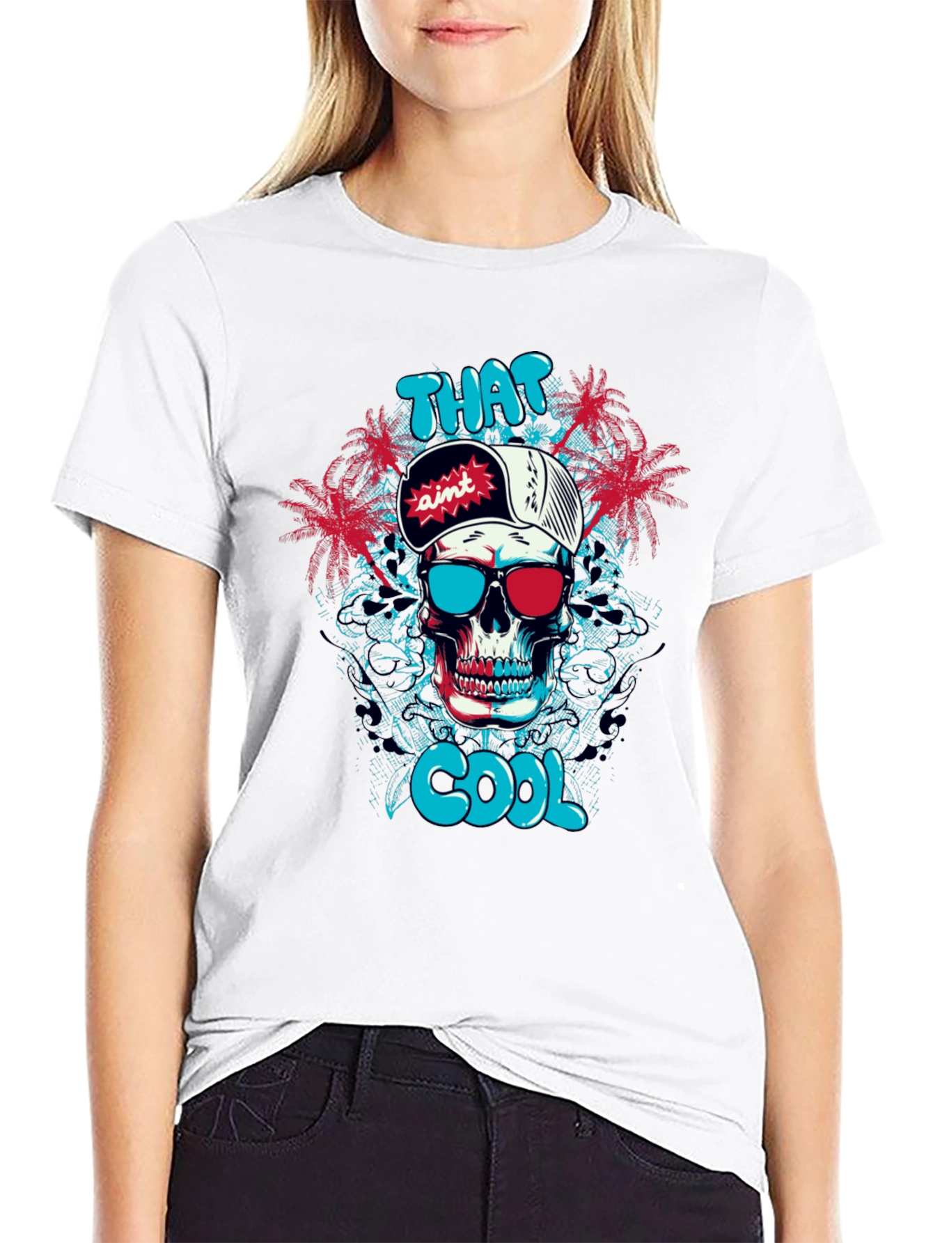 That Aint Cool Skull Graphic Tee