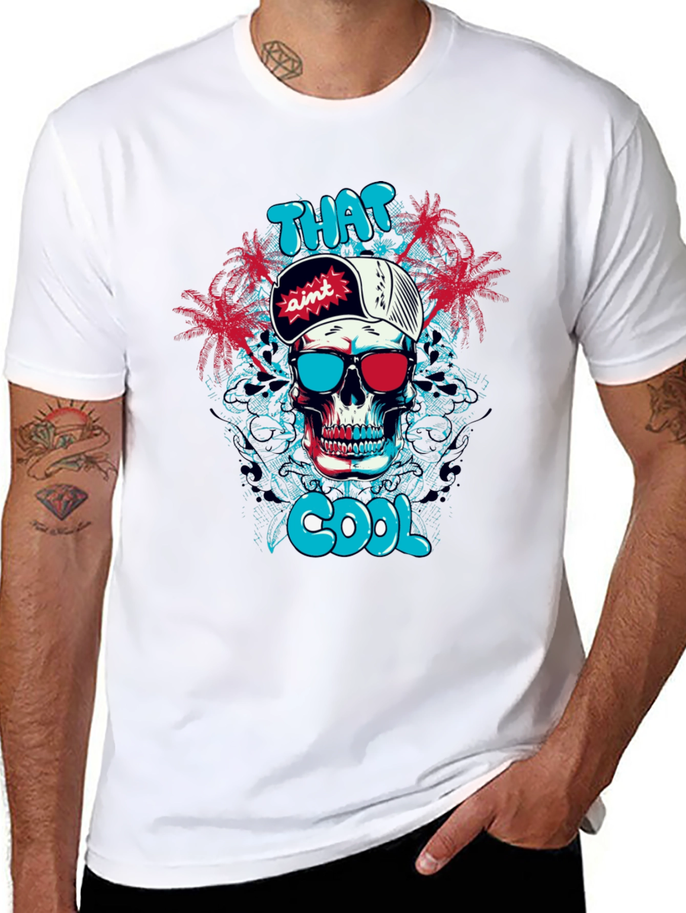 That Aint Cool Skull Graphic Tee