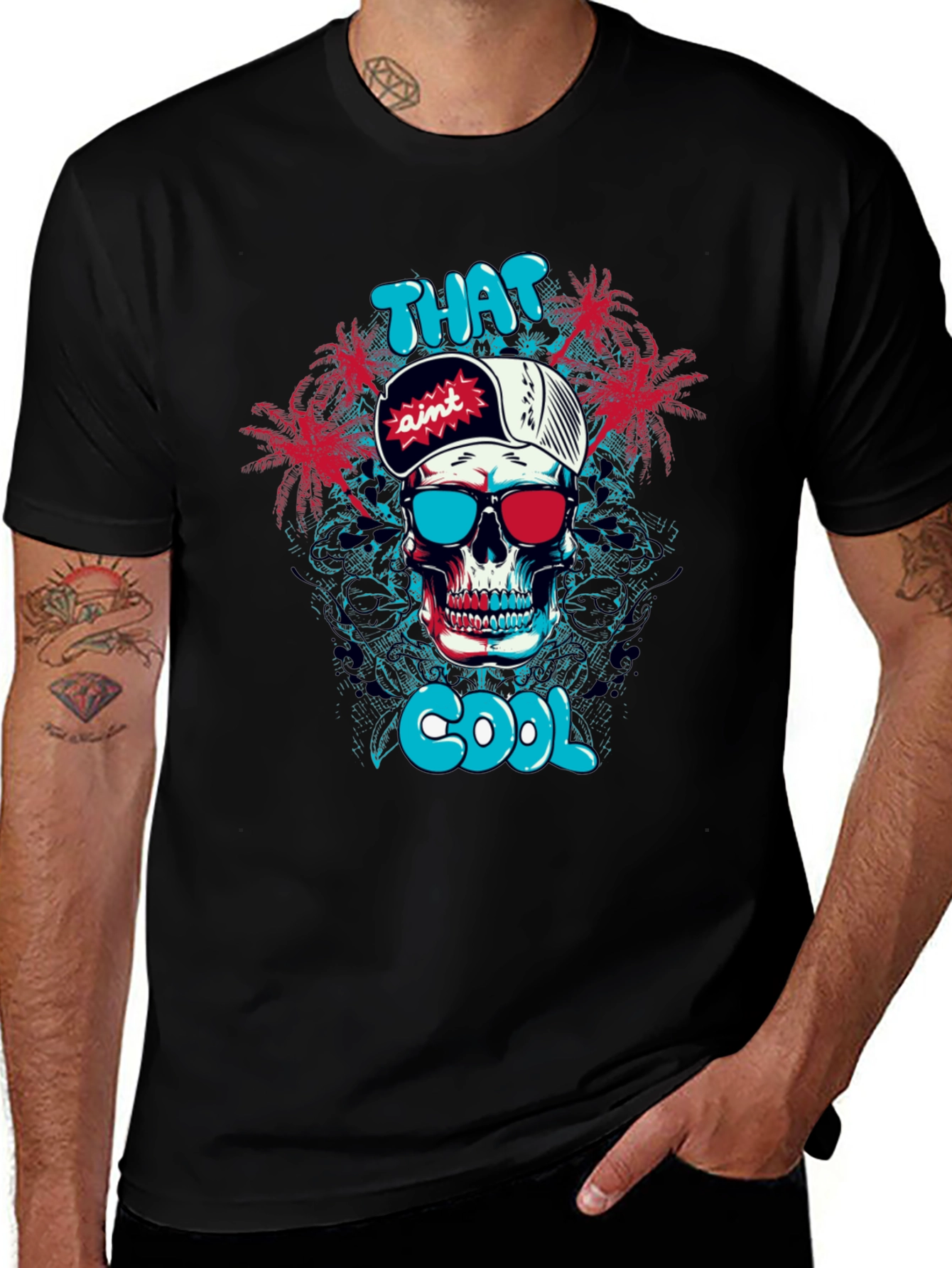 That Aint Cool Skull Graphic Tee