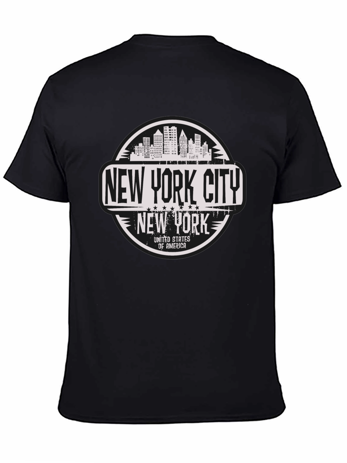 New York City T-Shirt - USA Skyline Design