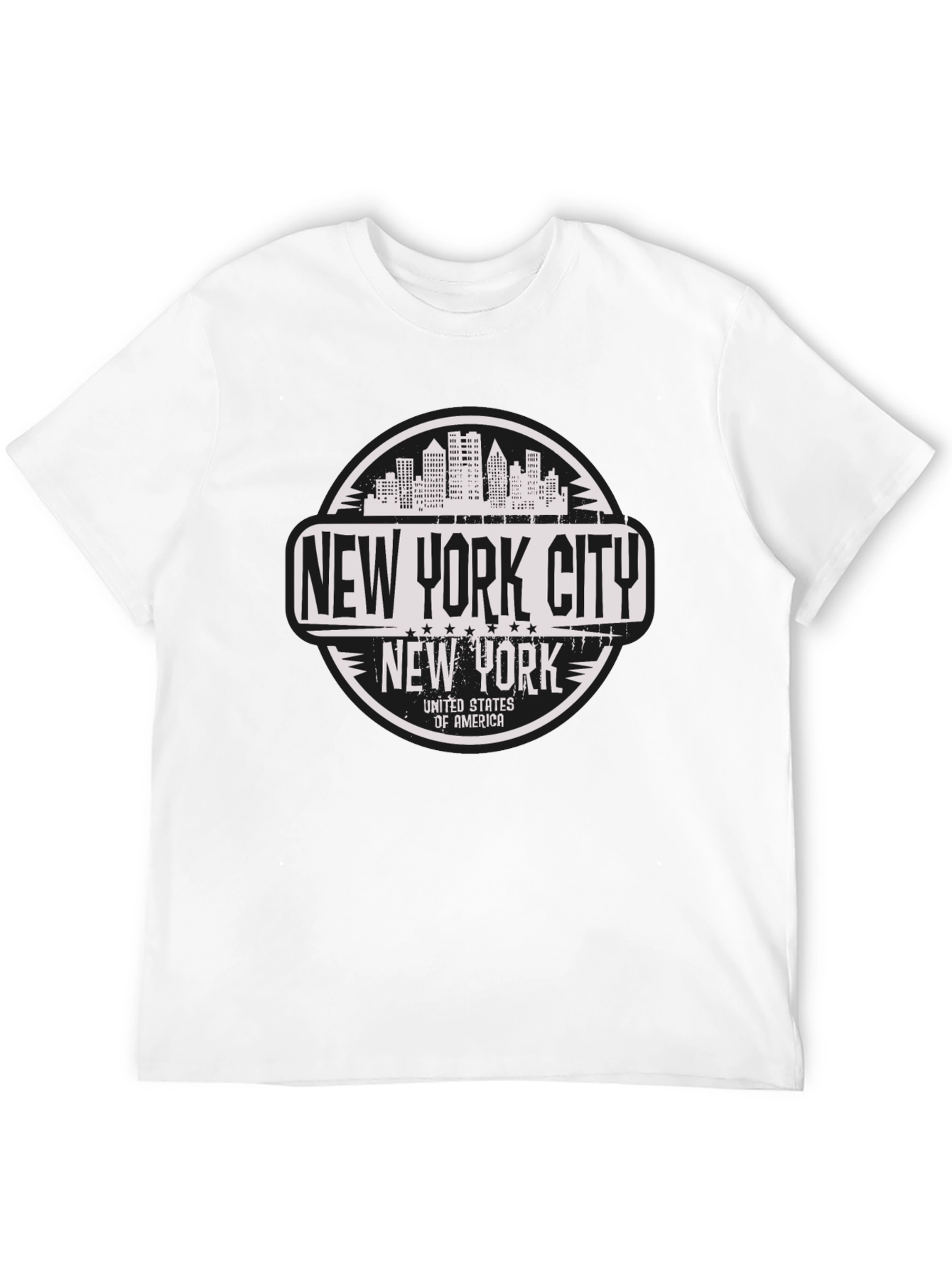 New York City T-Shirt - USA Skyline Design