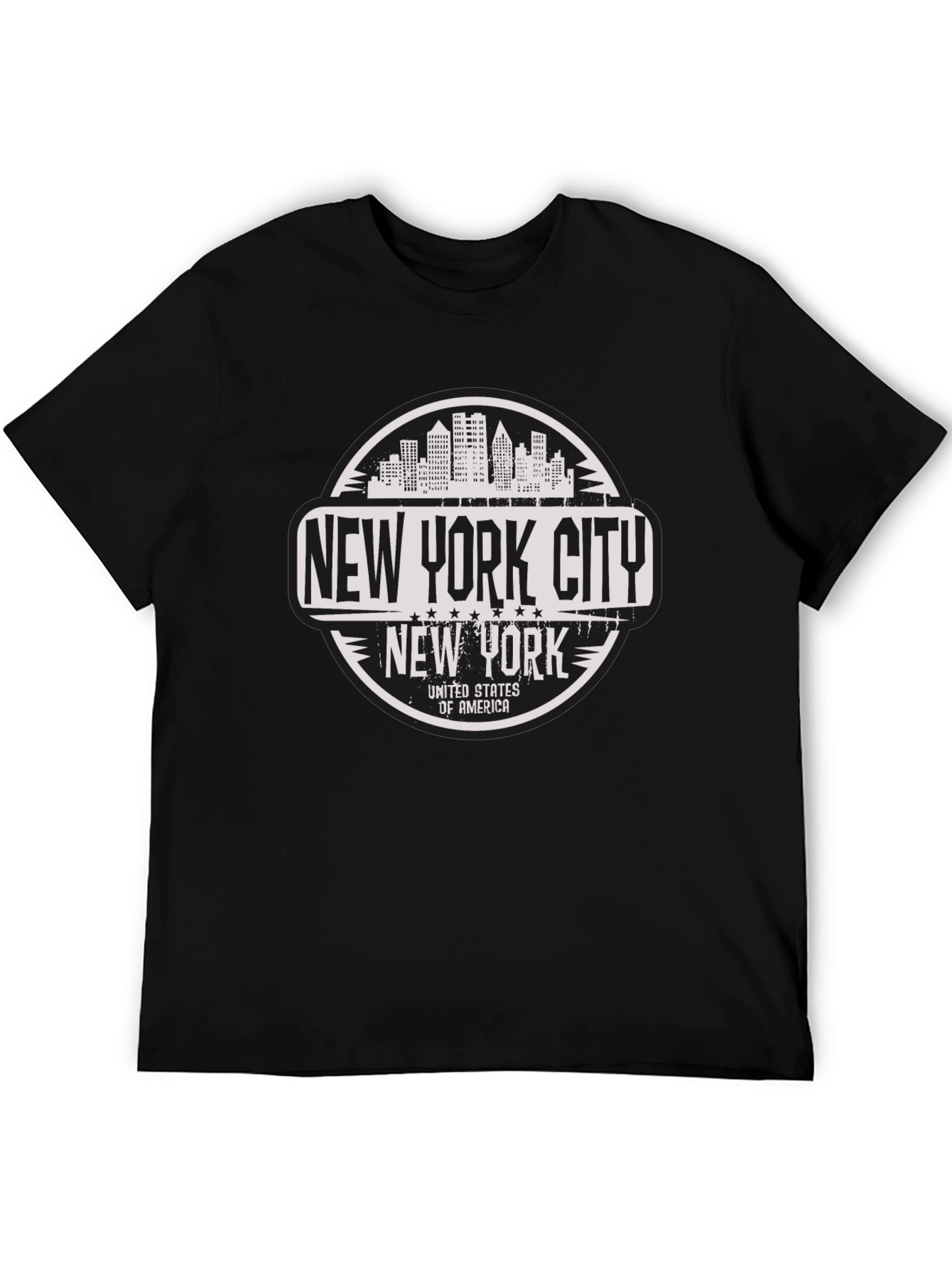 New York City T-Shirt - USA Skyline Design