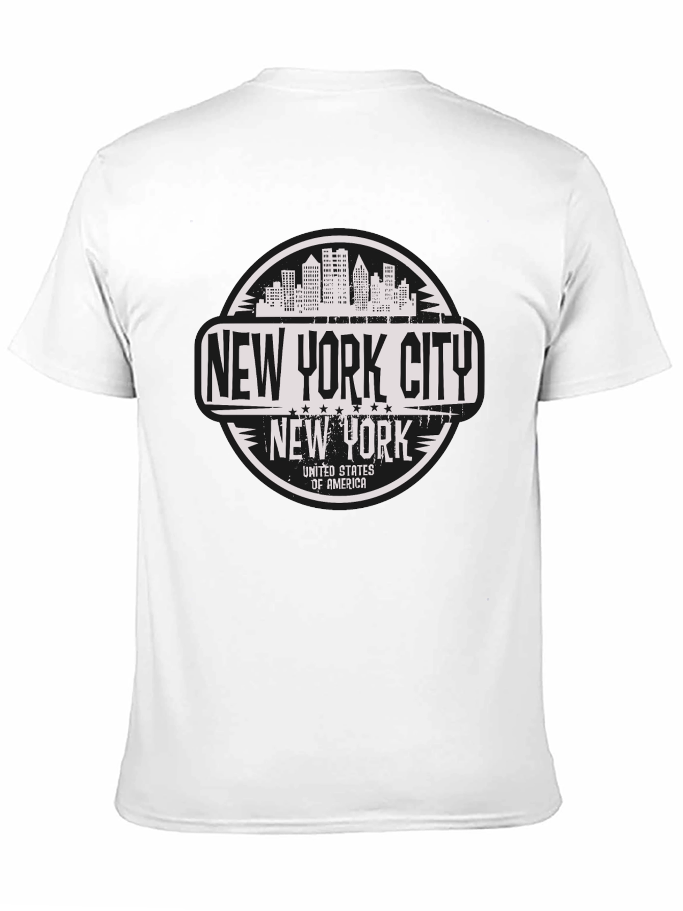 New York City T-Shirt - USA Skyline Design
