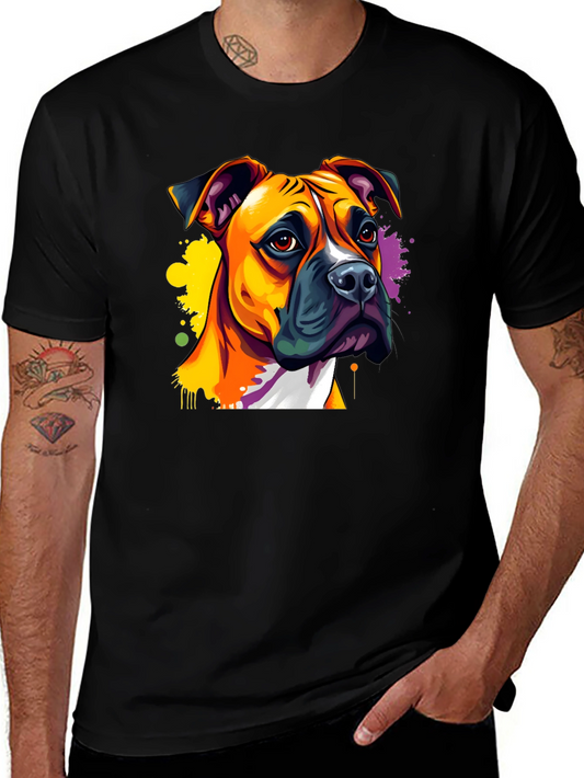 Dog Art T-Shirt - Boxer Breed