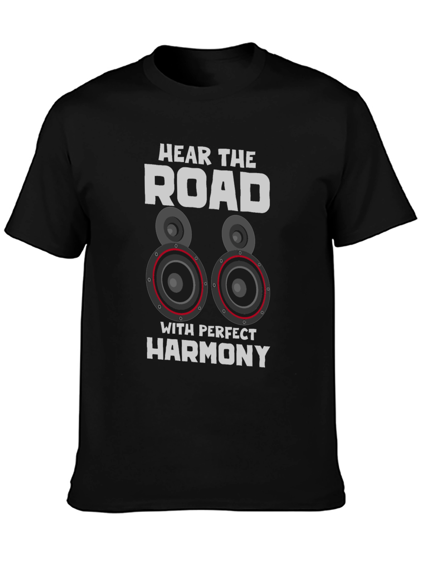 Hear The Road Mens Black T-Shirt