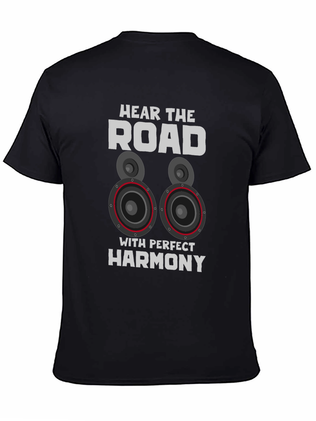Hear The Road Mens Black T-Shirt