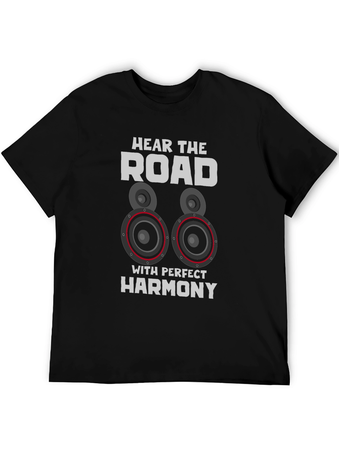 Hear The Road Mens Black T-Shirt