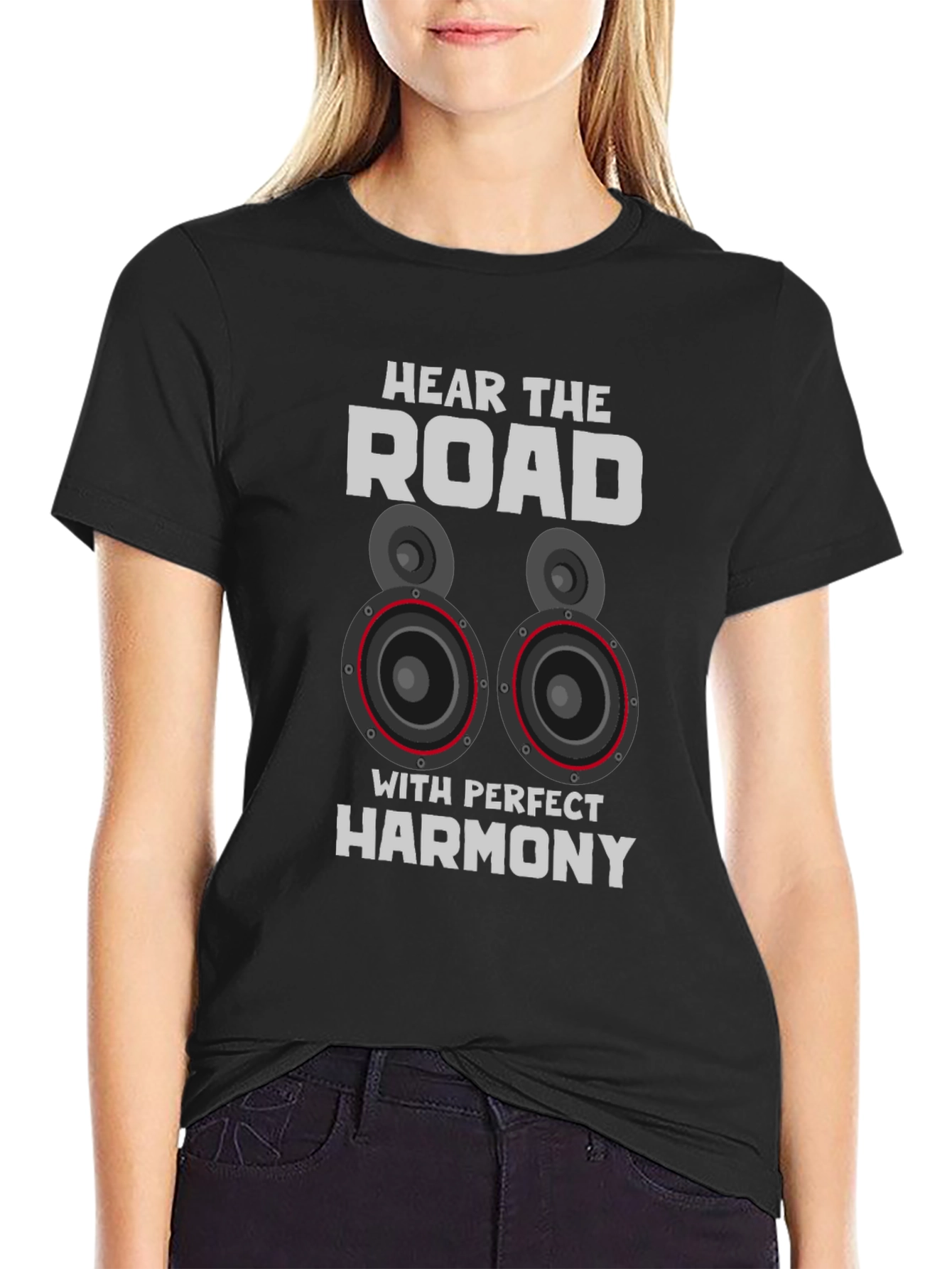 Hear The Road Mens Black T-Shirt