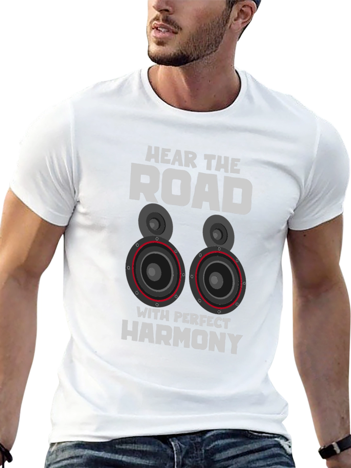 Hear The Road Mens Black T-Shirt