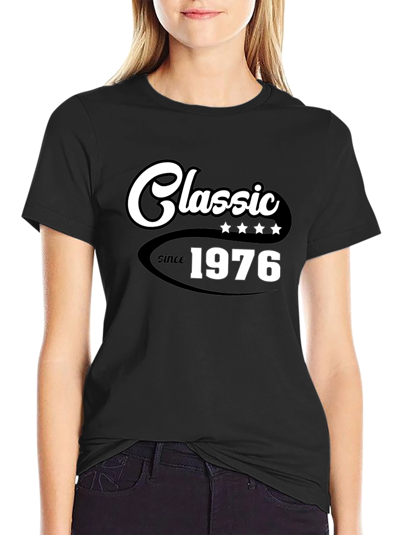 Classic Since 1976 Black Graphic Tee