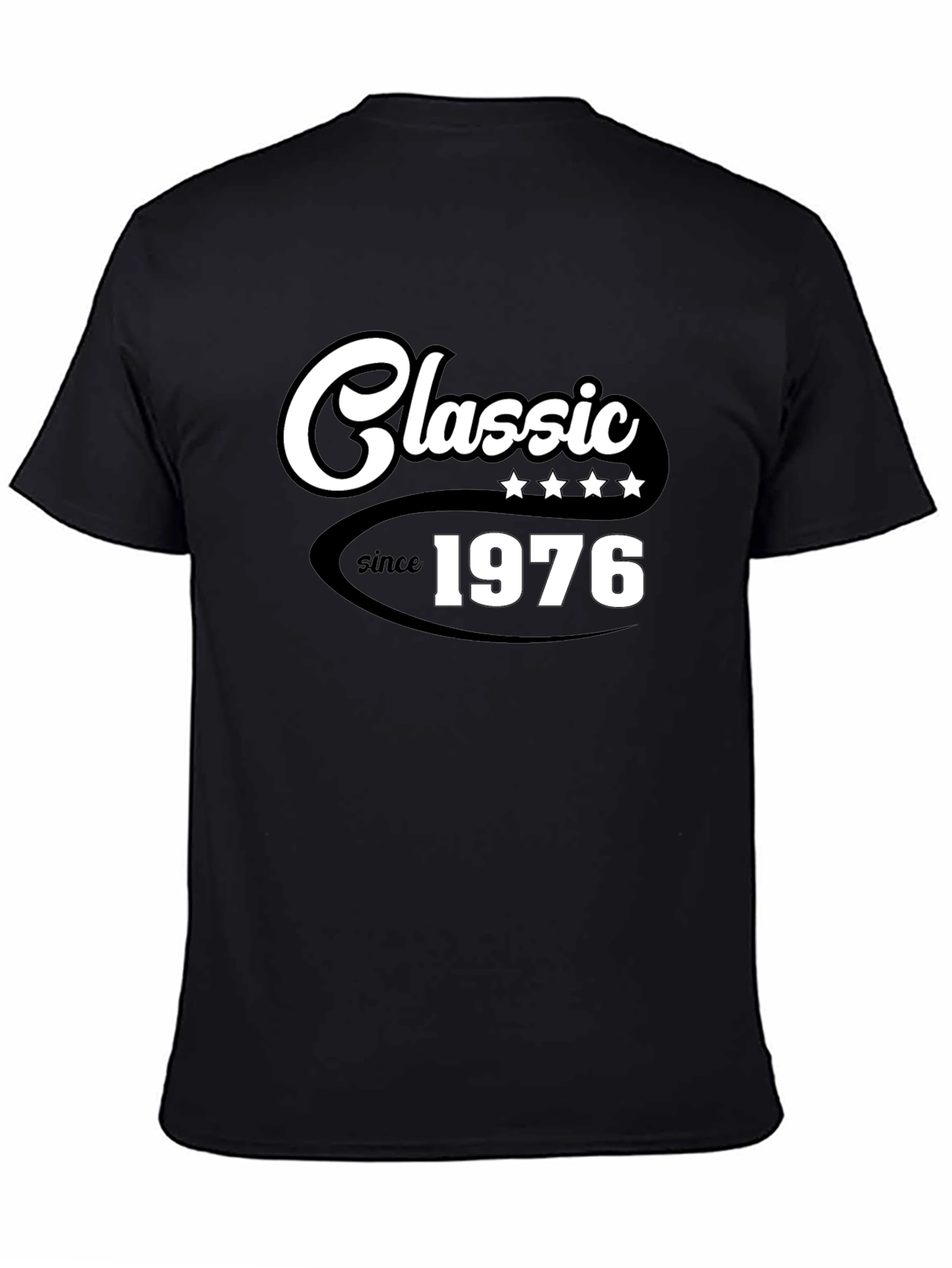 Classic Since 1976 Black Graphic Tee