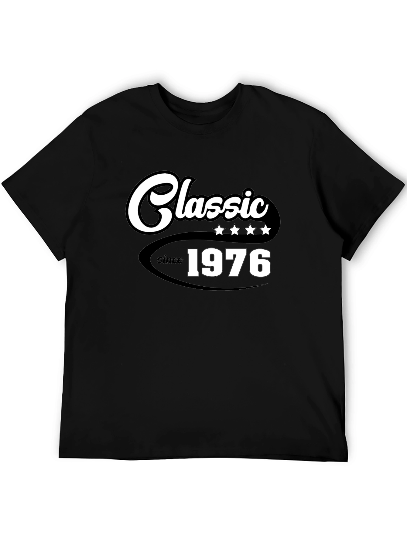 Classic Since 1976 Black Graphic Tee