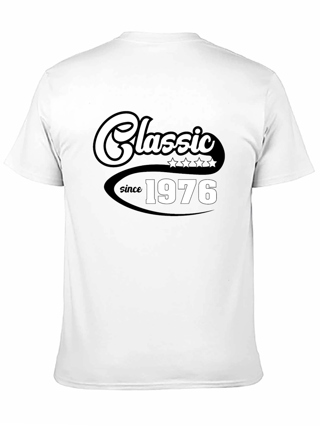 Classic Since 1976 Black Graphic Tee
